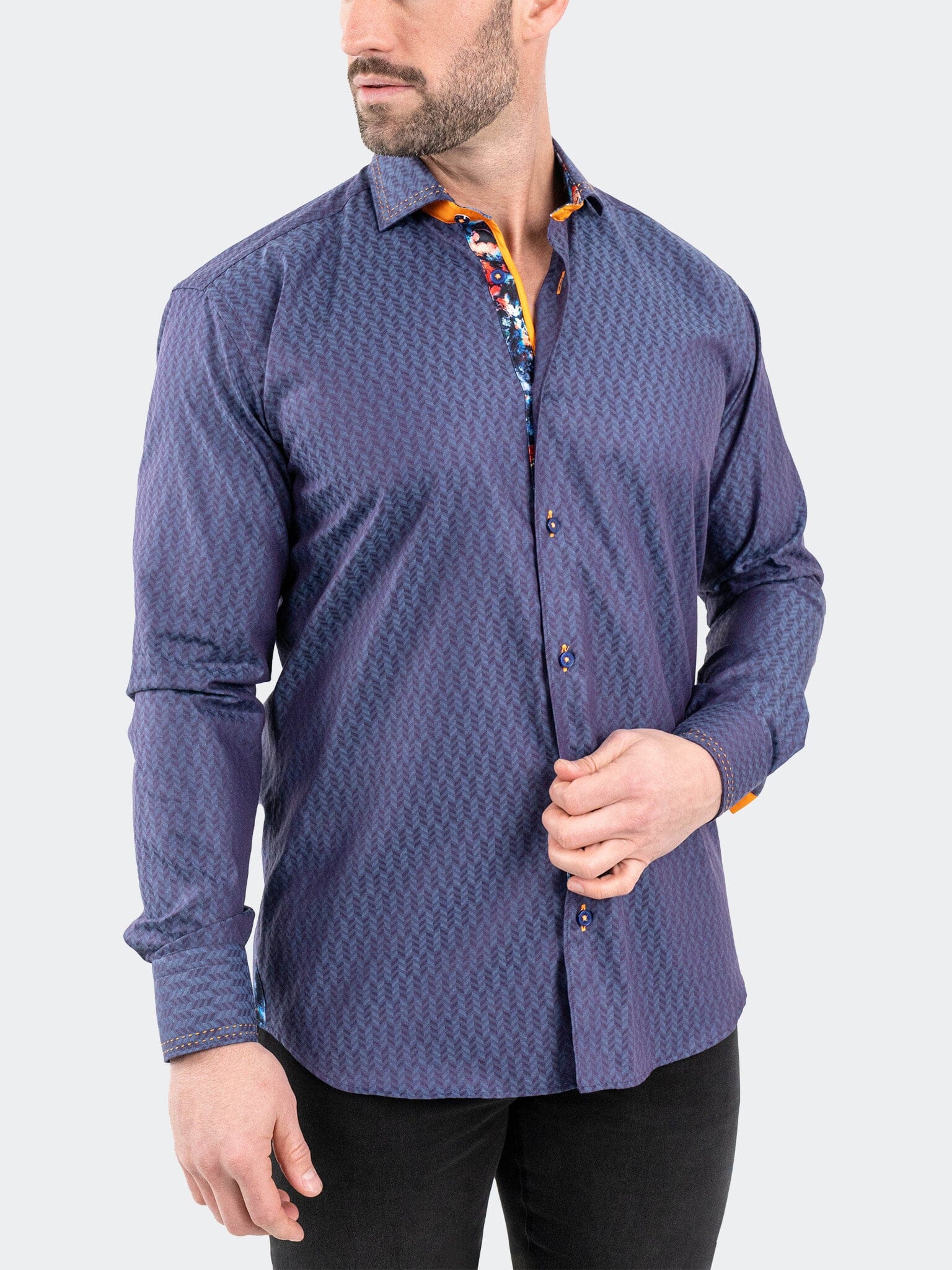 Eins JacqPique Purple Shirt