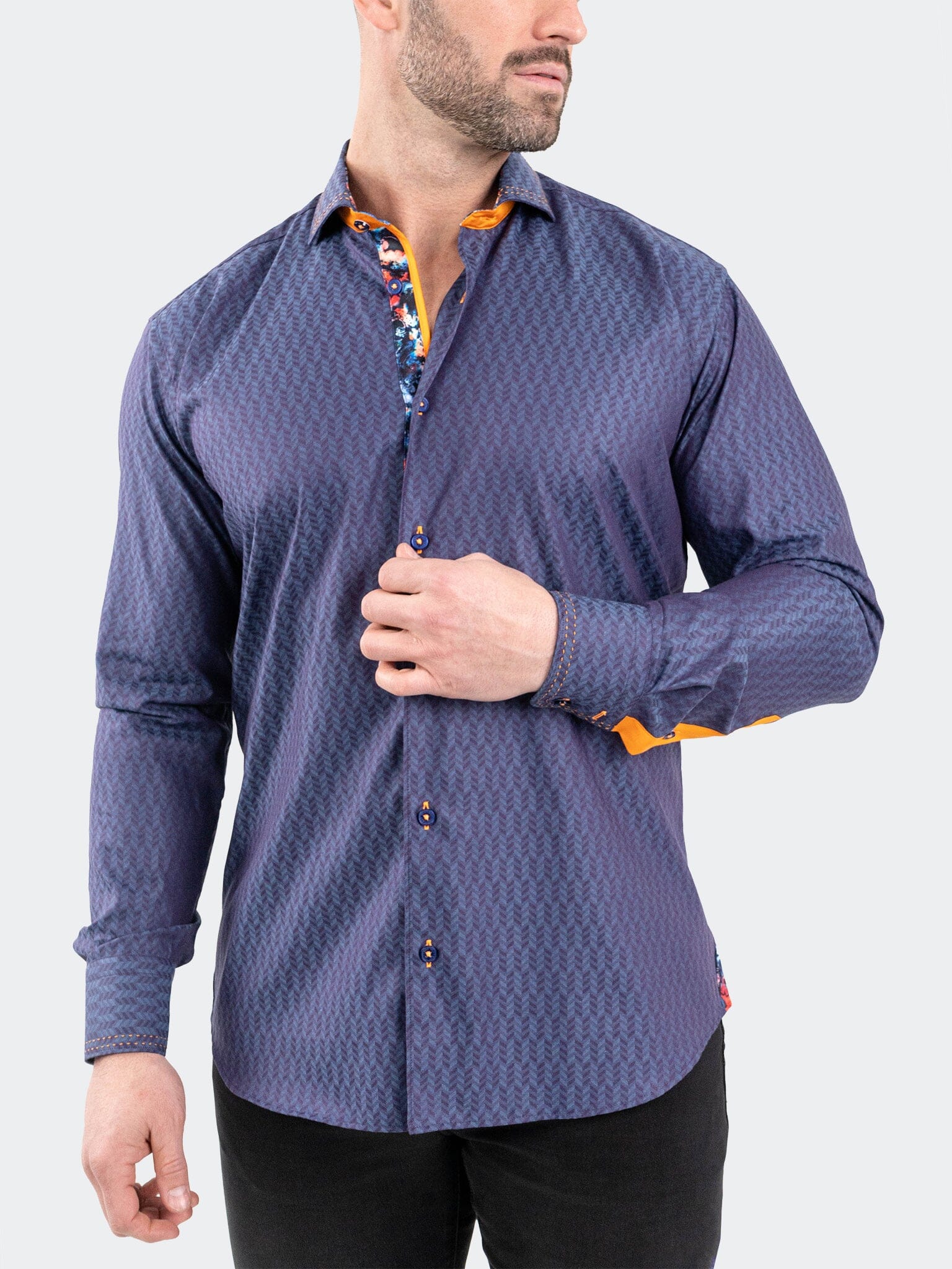 Eins JacqPique Purple Shirt