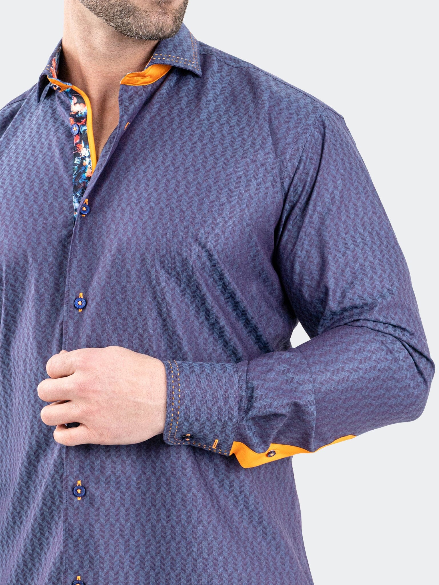 Eins JacqPique Purple Shirt