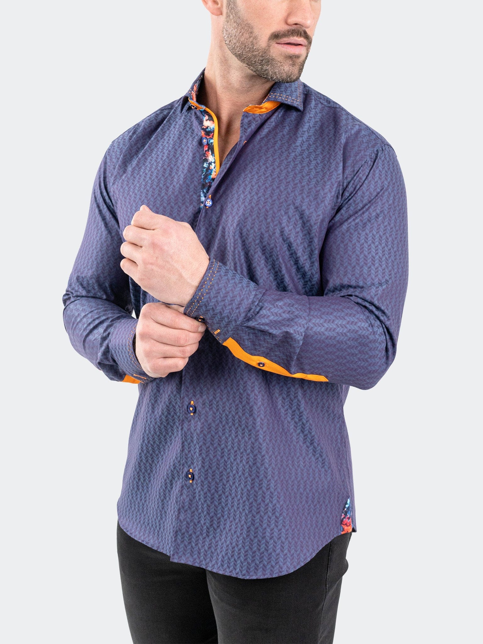 Eins JacqPique Purple Shirt