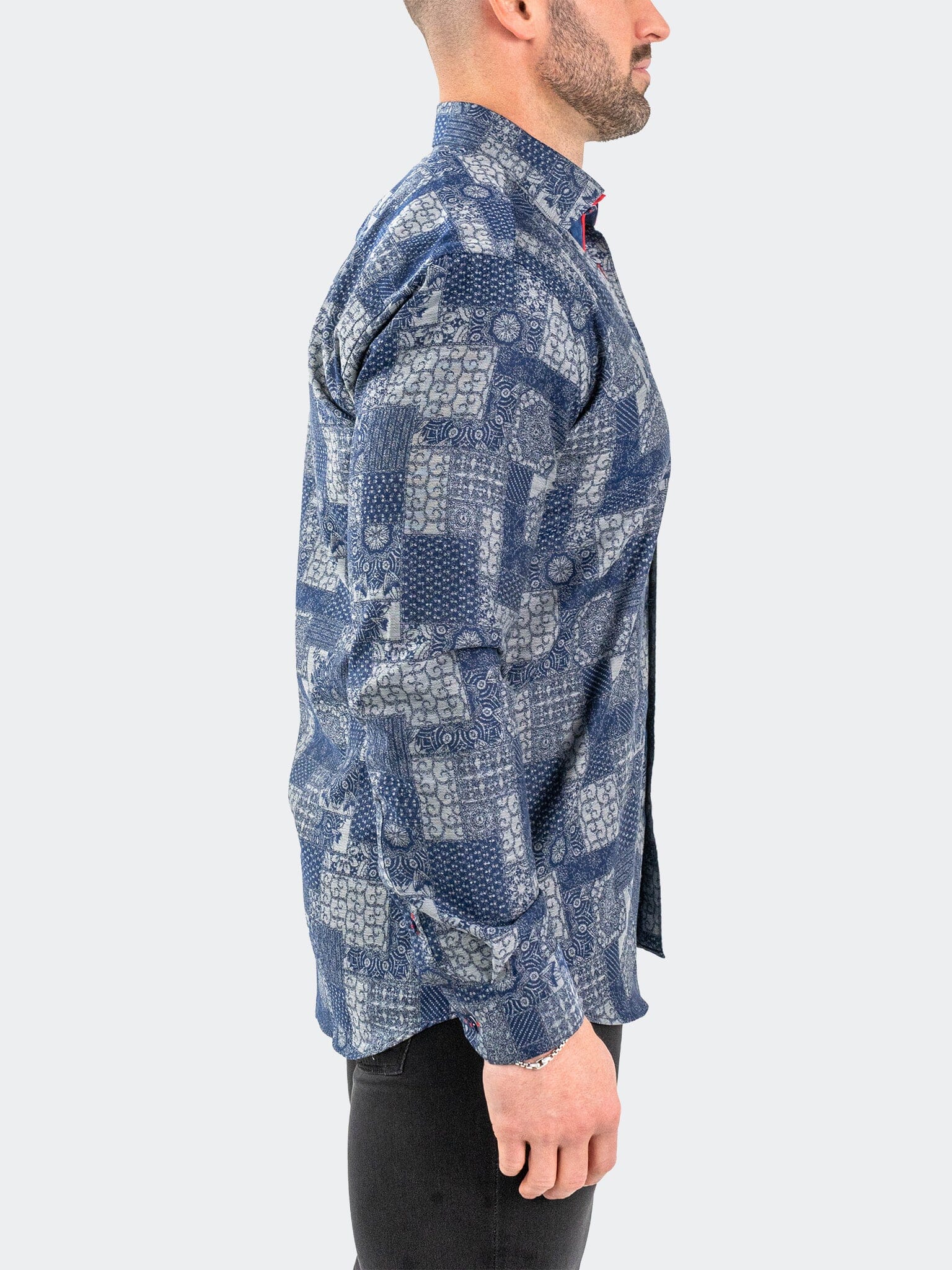 Eins JacqVosaic Grey Shirt