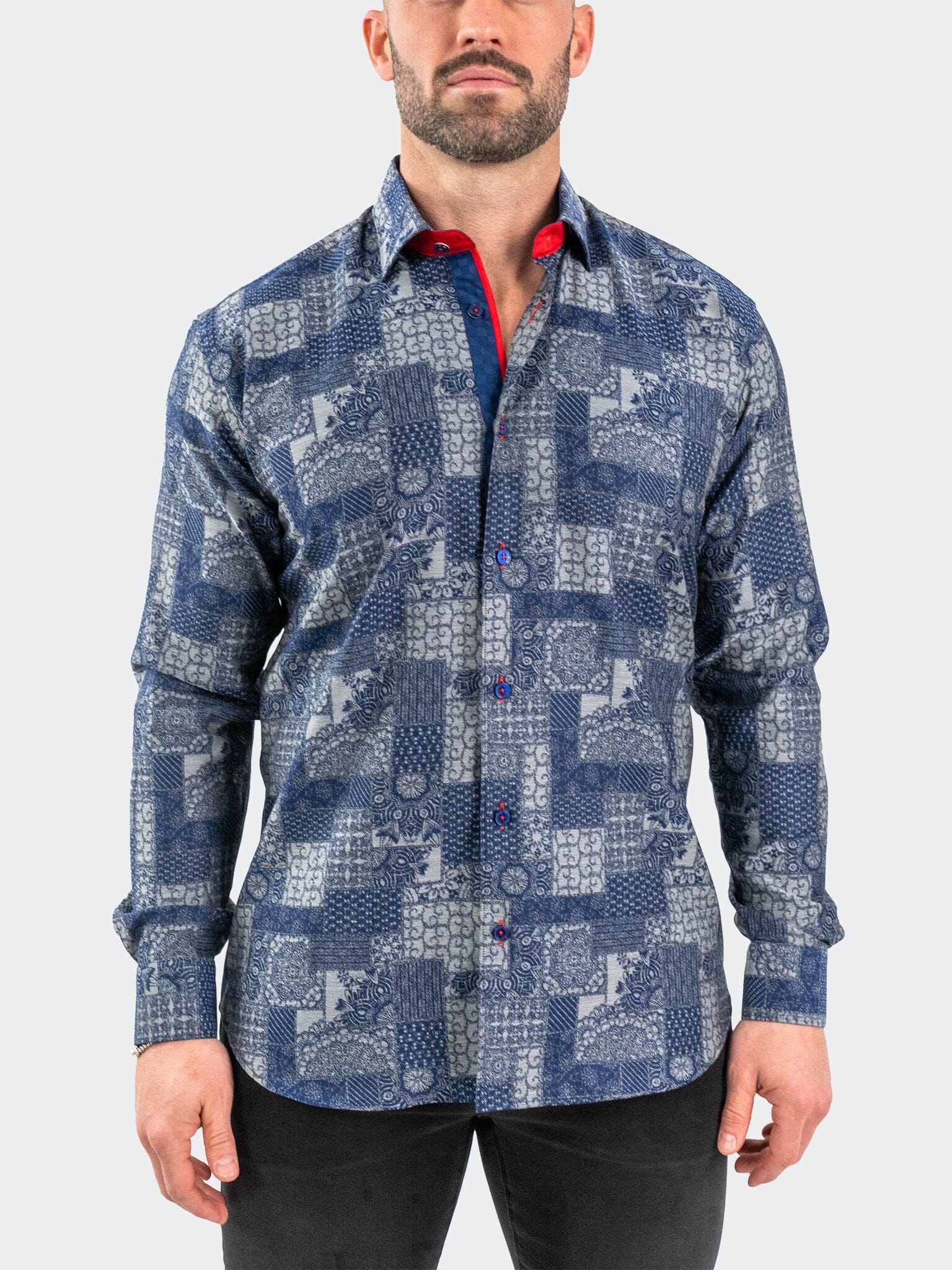 Eins JacqVosaic Grey Shirt