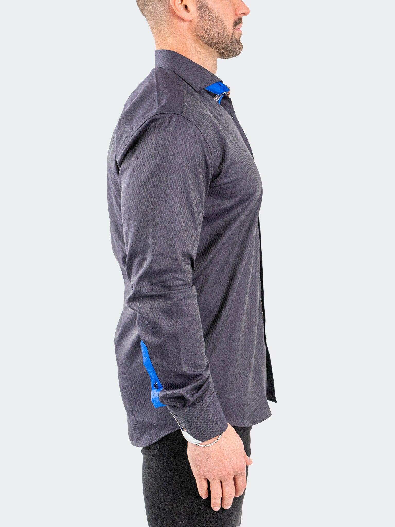 Eins JacqXavier Purple Shirt