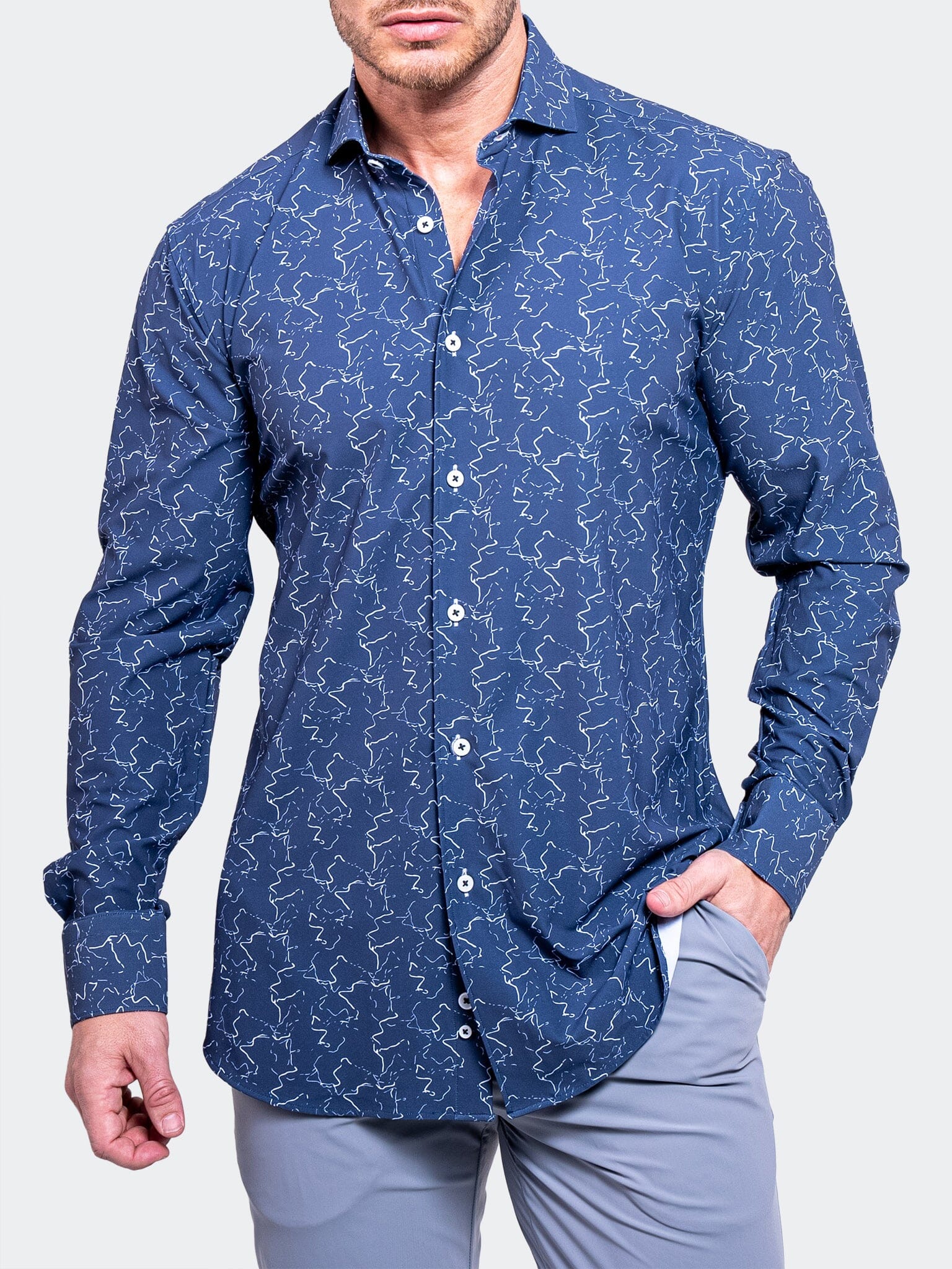 Eins Resistance Stretch3301 Blue