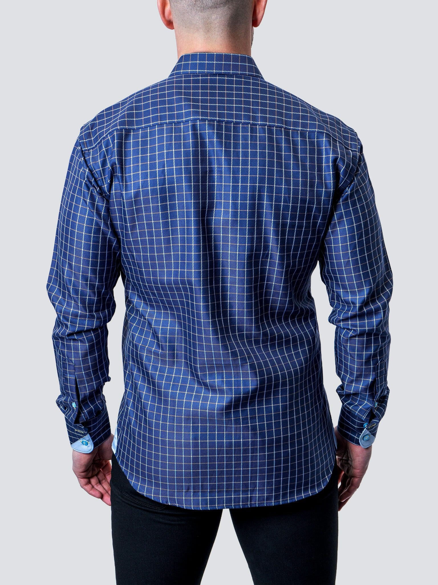 Eins Royal Check Blue Shirt