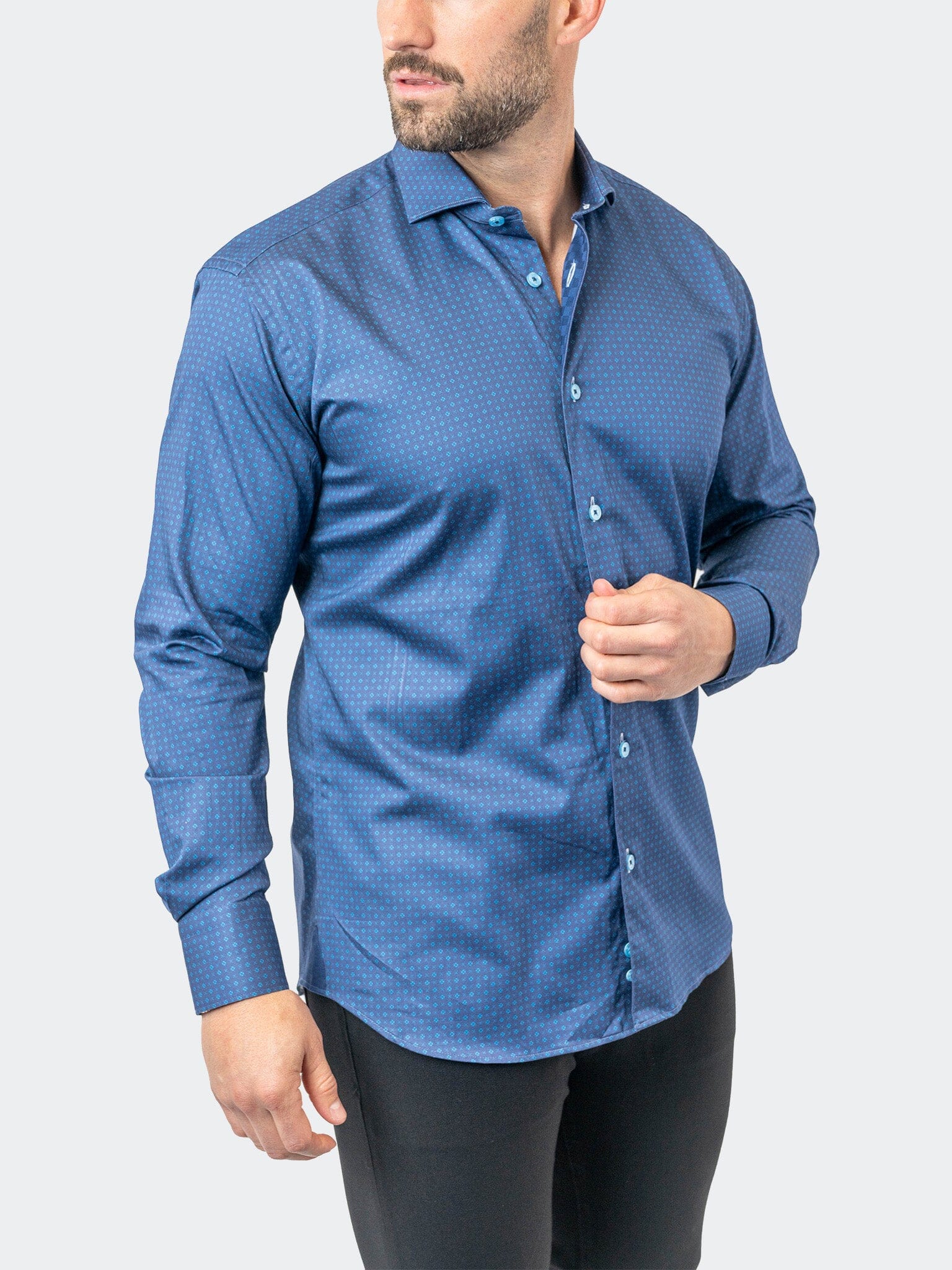 Eins StretchStamped01 Blue