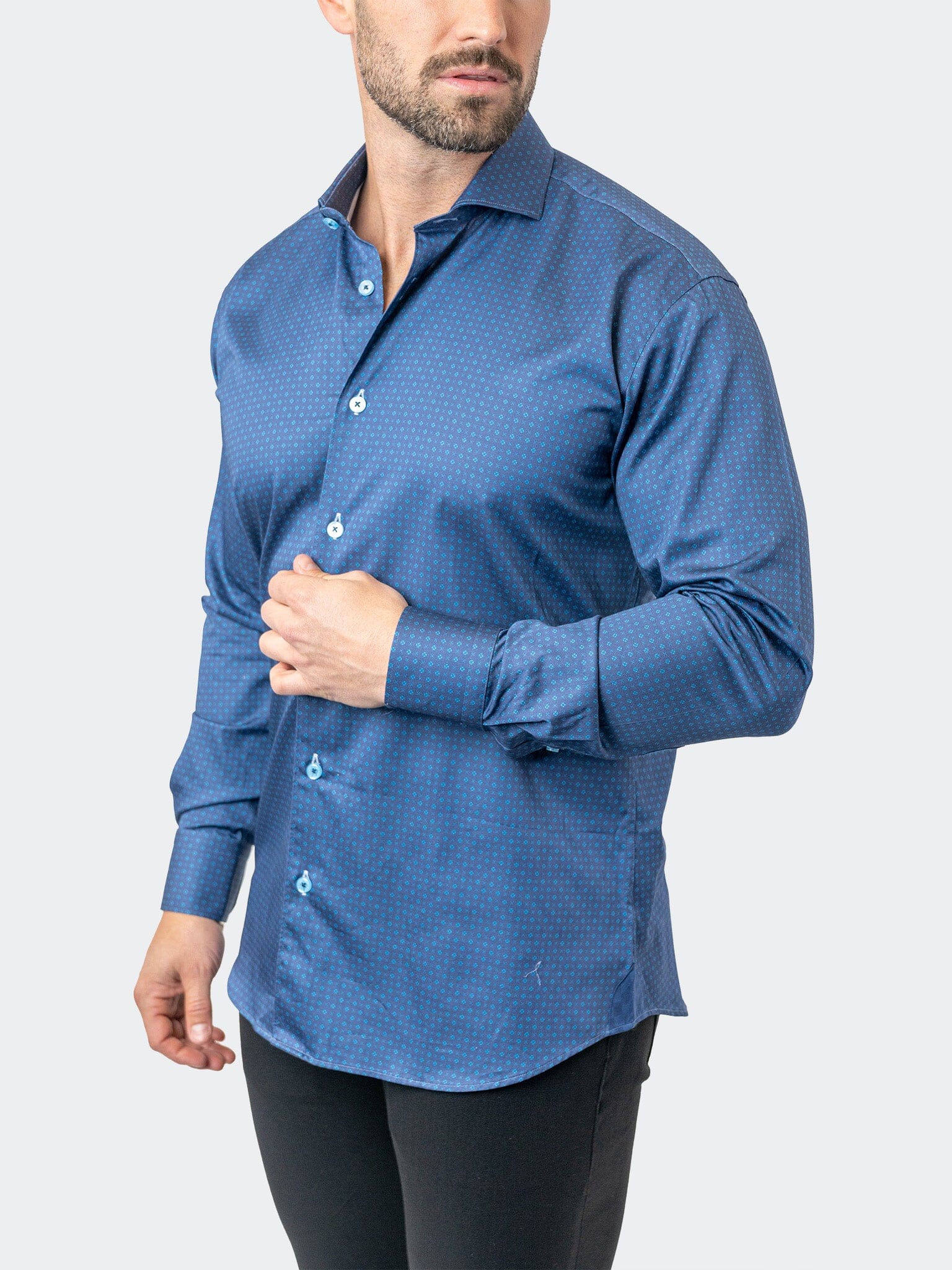 Eins StretchStamped01 Blue