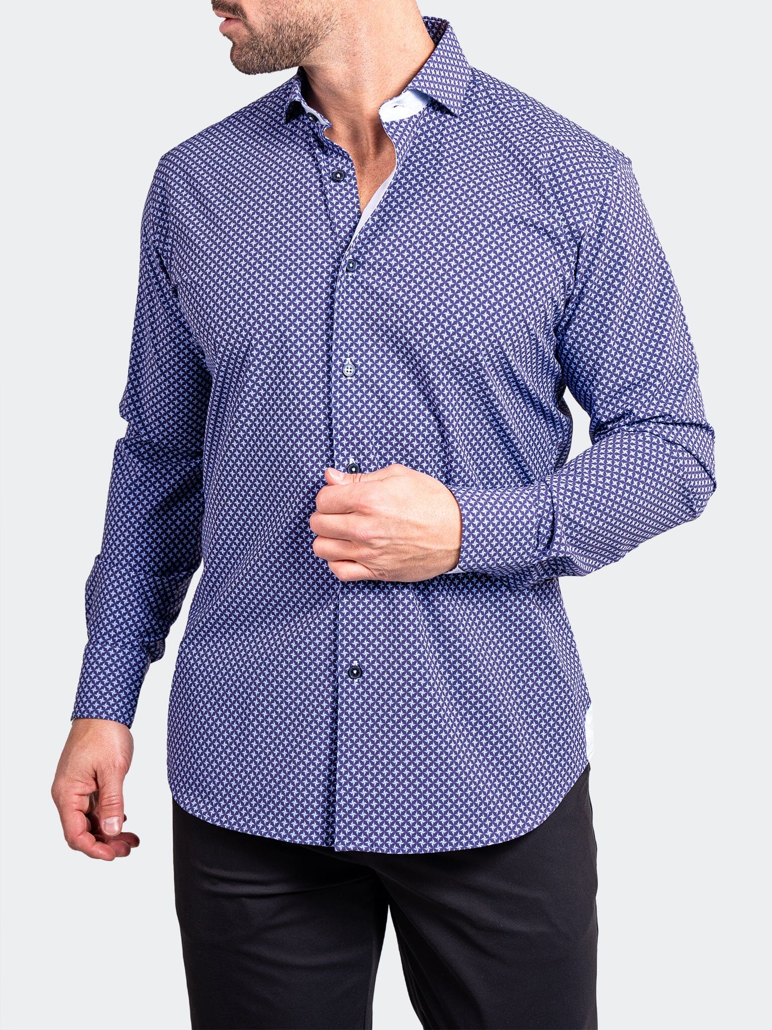 Stretch Ascension Blue Shirt