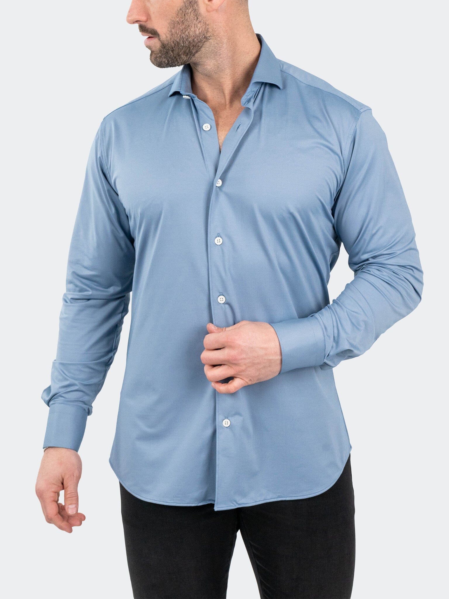 Eins StretchBlotter Blue Shirt
