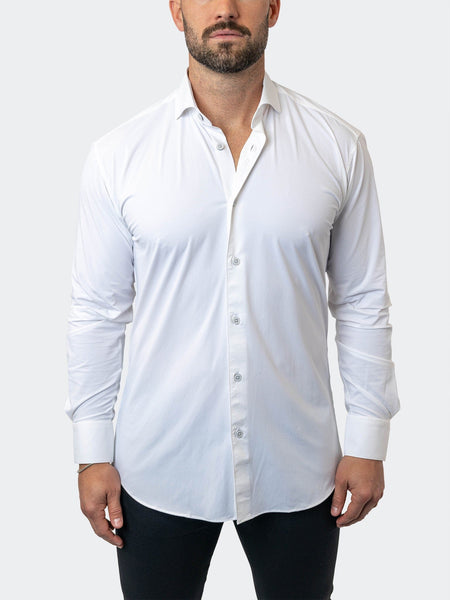 Perm Eins StretchCore White Shirt – Maceoo