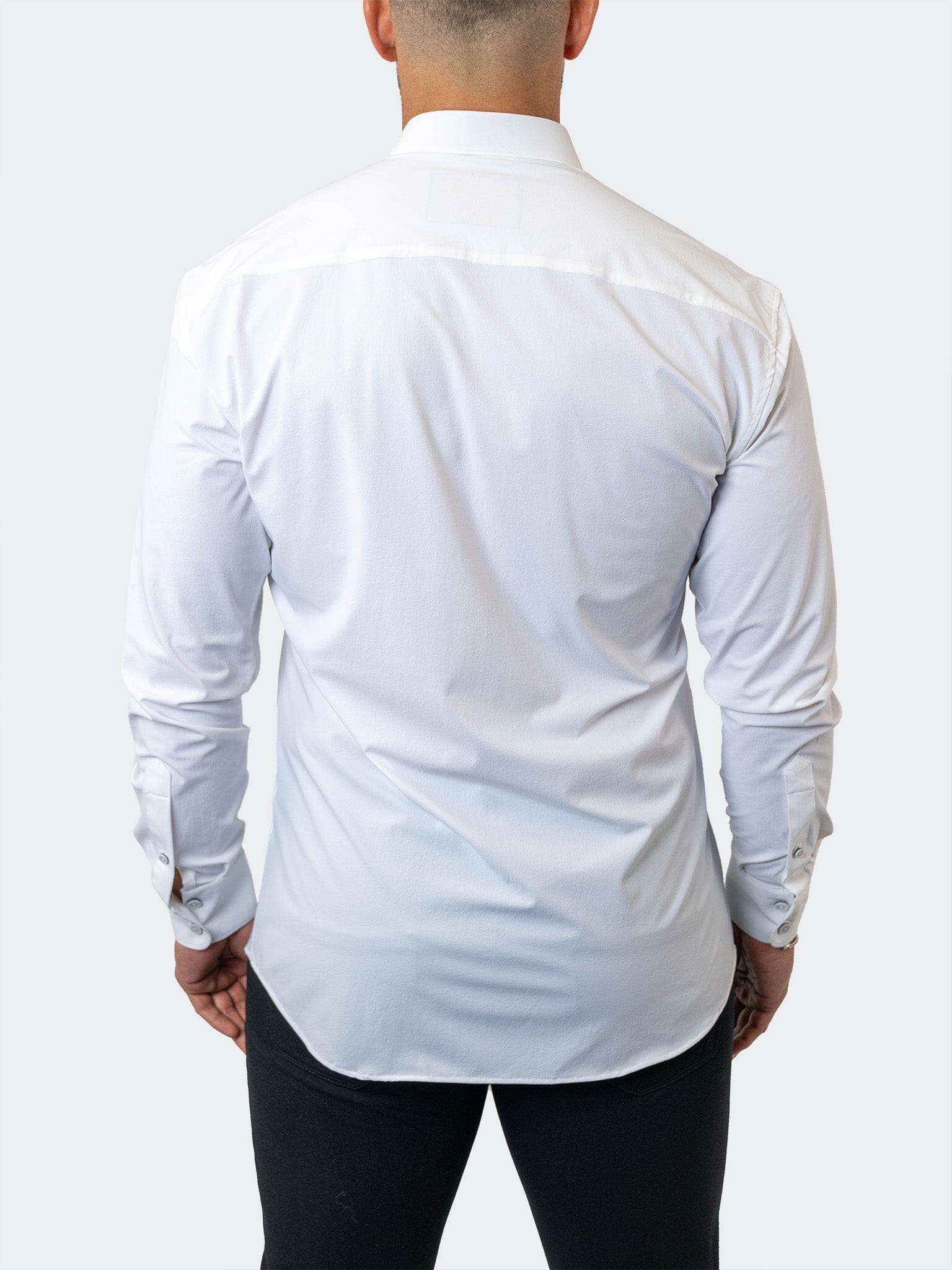 Perm Eins StretchCore White Shirt – Maceoo