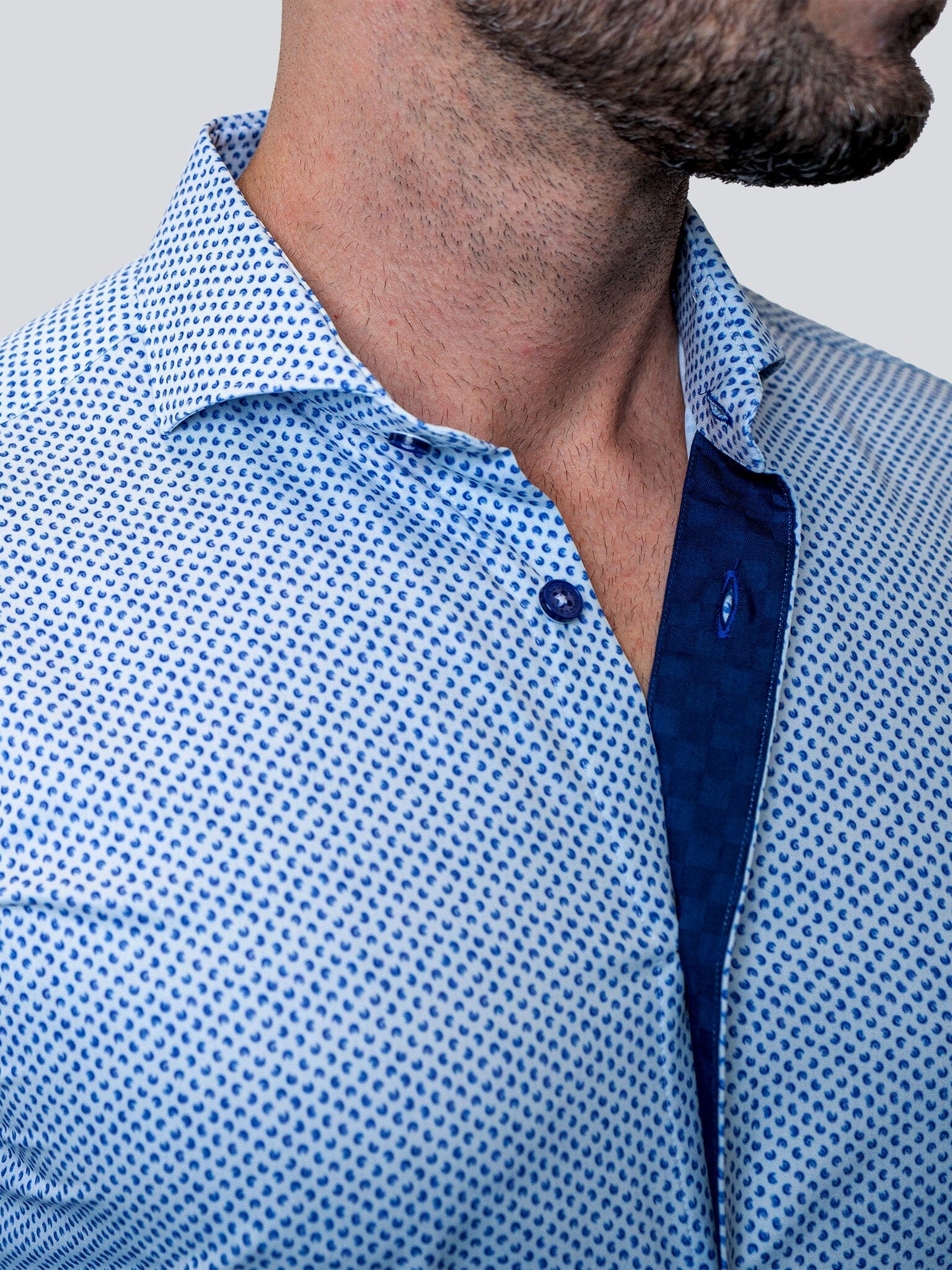 Eins Stretch Dots Blue