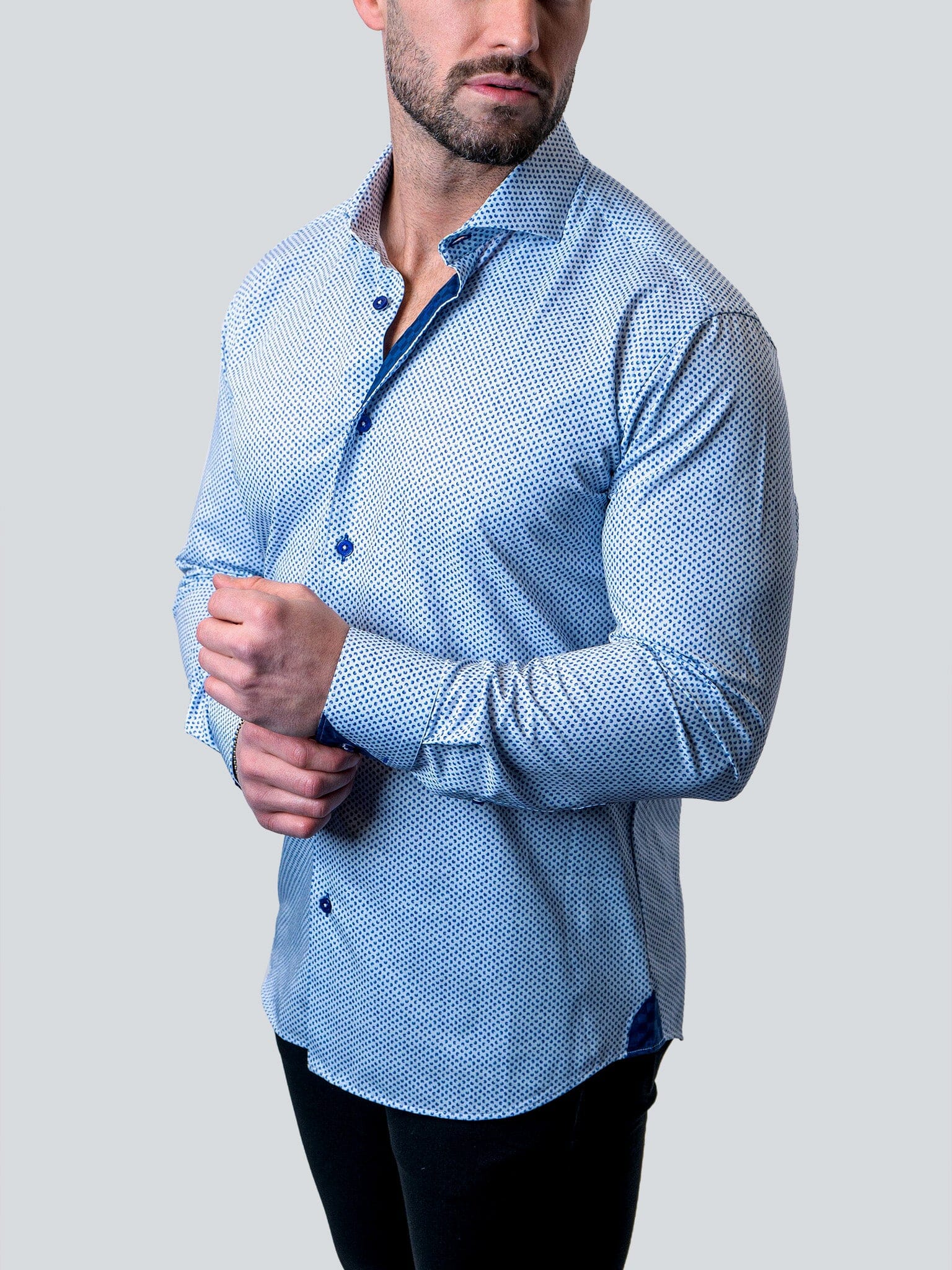 Eins Stretch Dots Blue