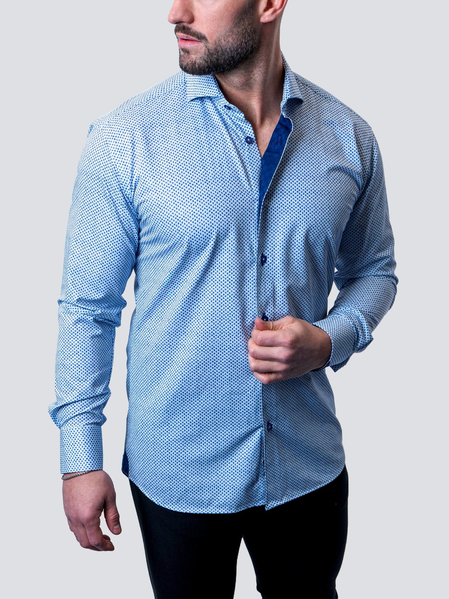 Eins Stretch Dots Blue