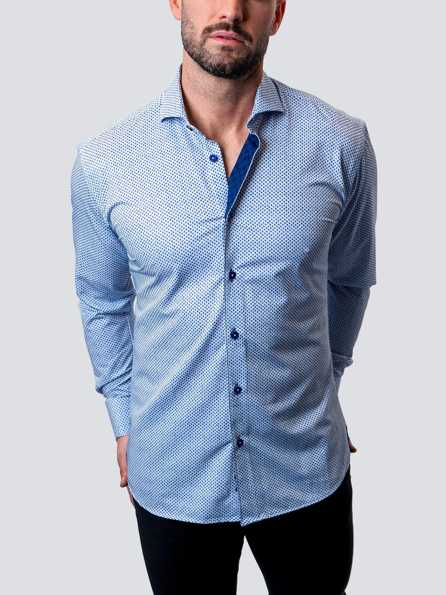 Eins Stretch Dots Blue