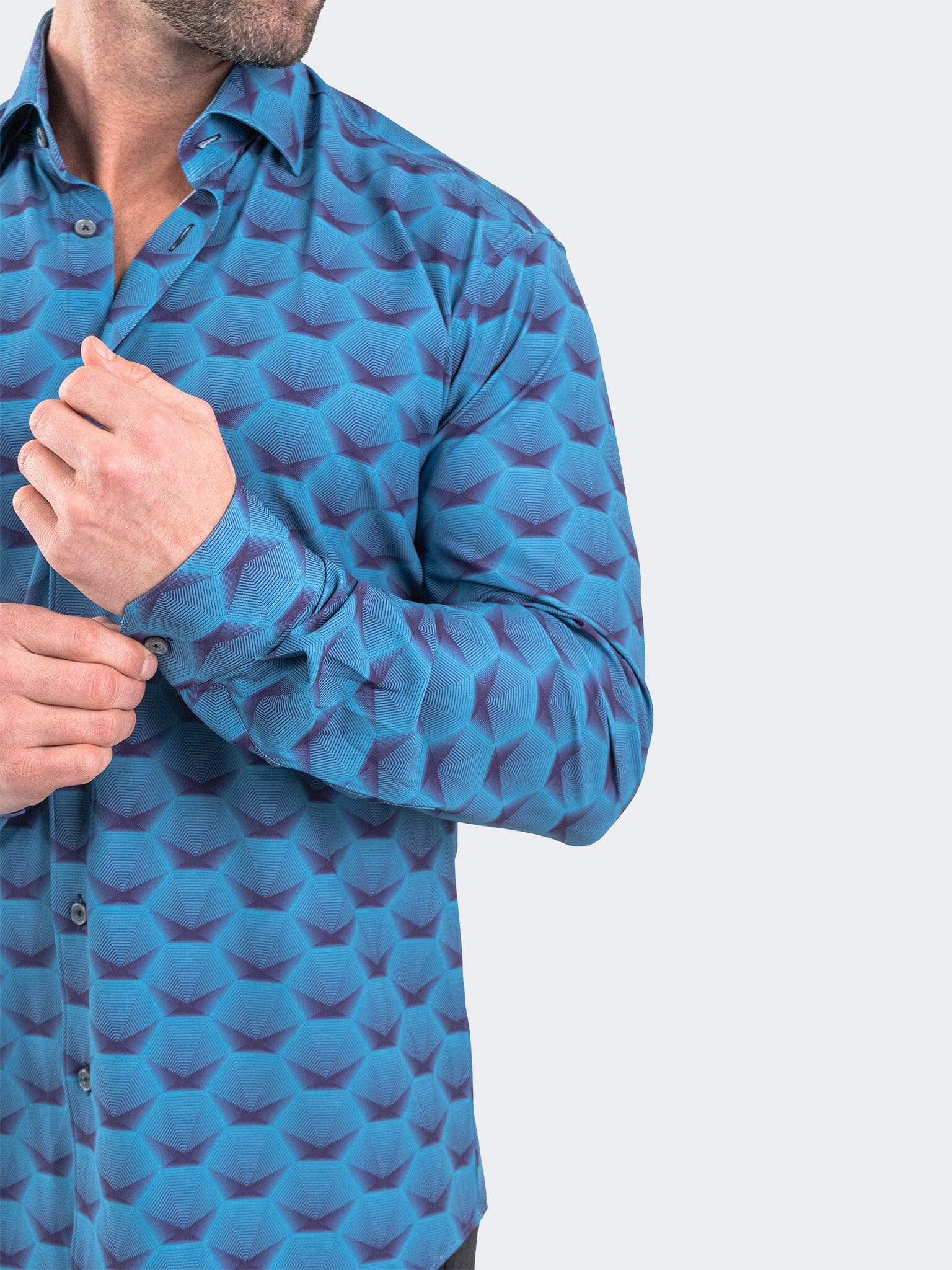 Eins StretchHorizon Blue Shirt