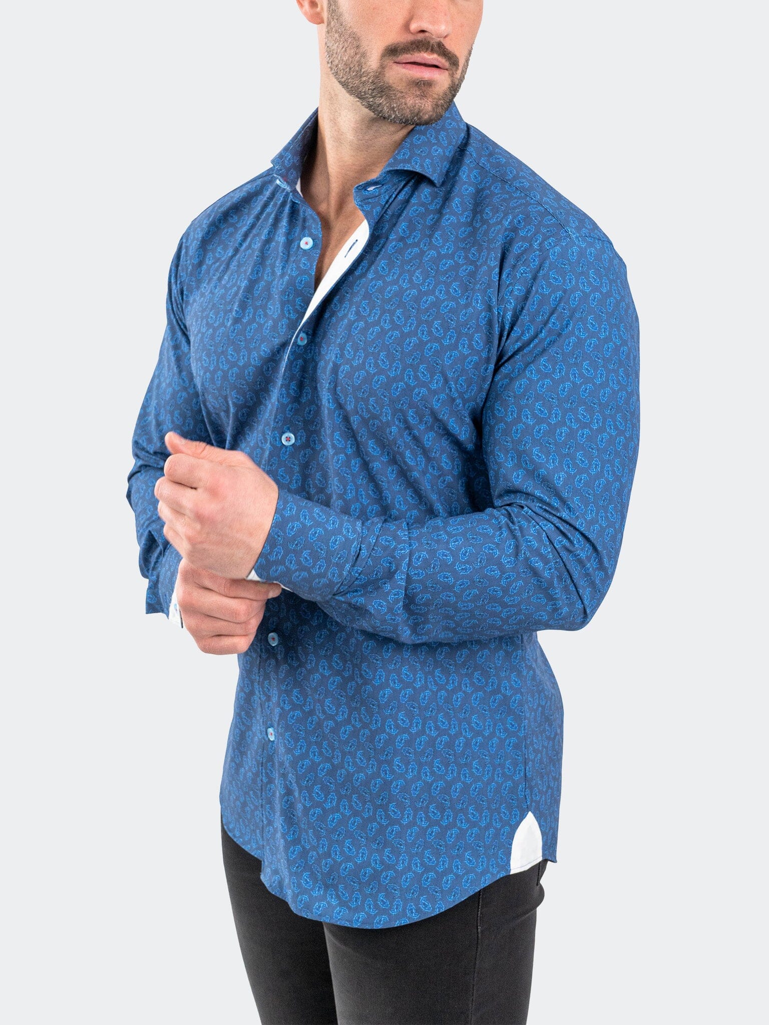 Eins StretchOceanic Blue Shirt