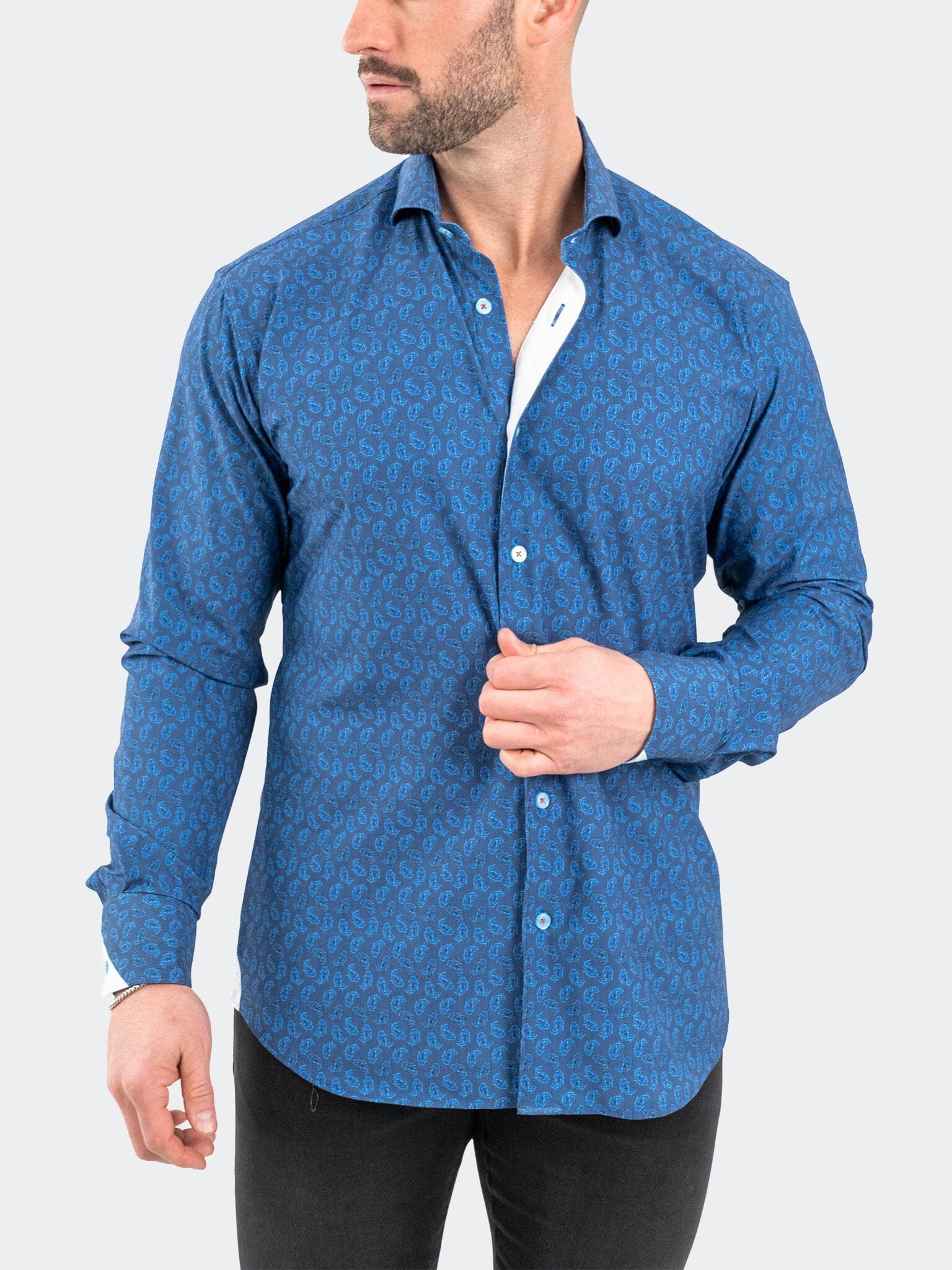 Eins StretchOceanic Blue Shirt