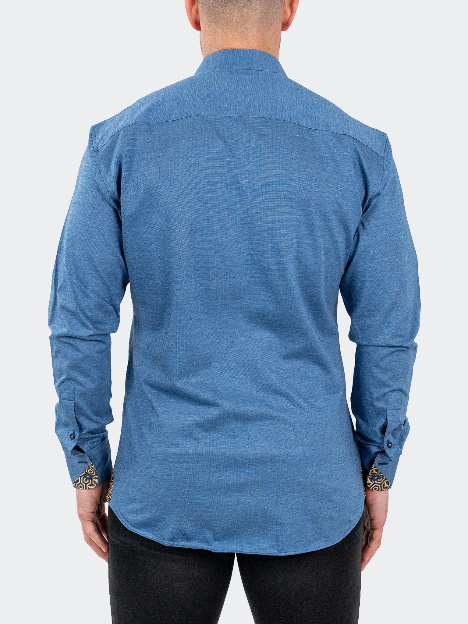 Eins StretchSolidHoneyComb Blue