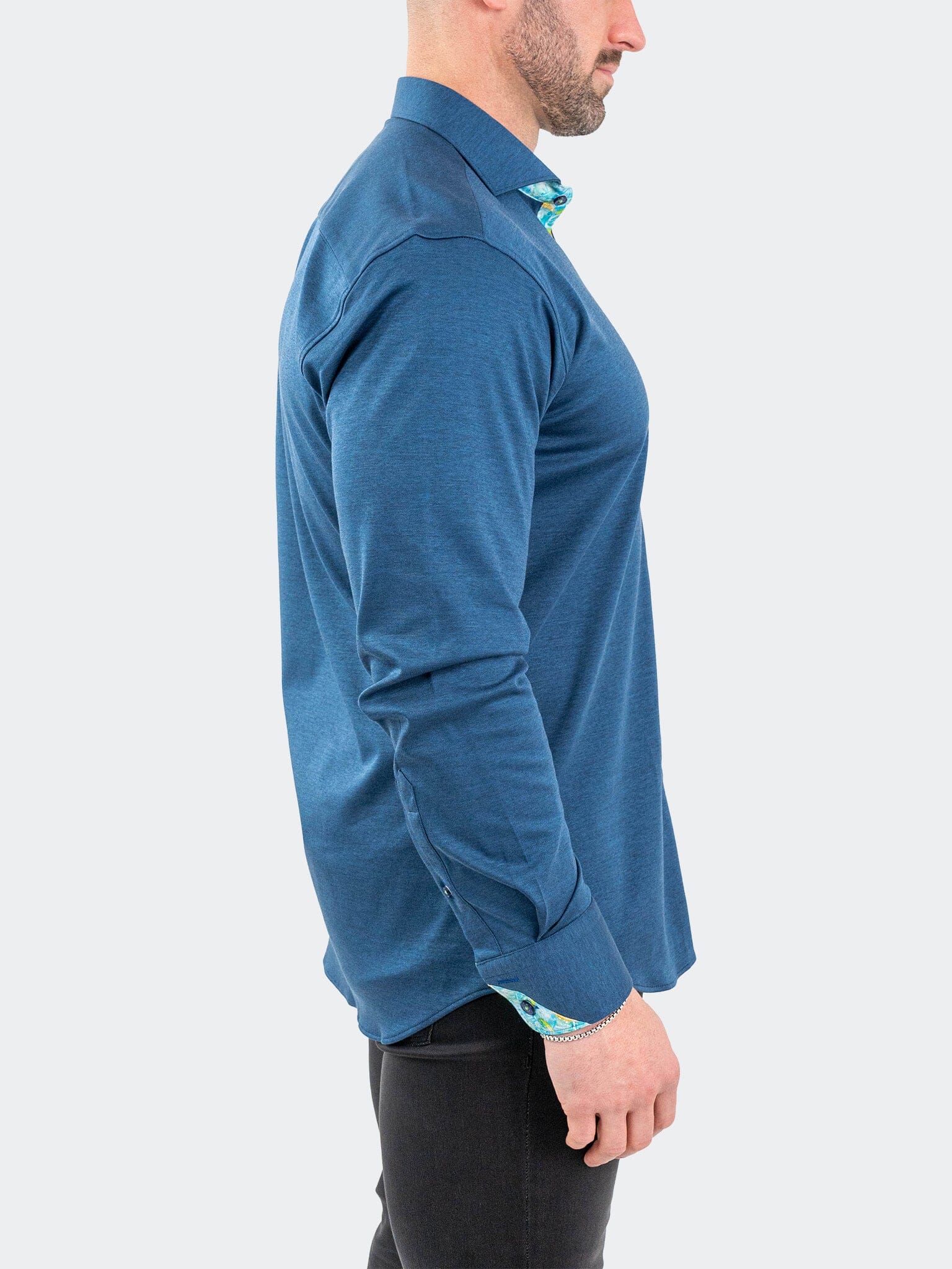 Eins StretchSolidLemon Navy