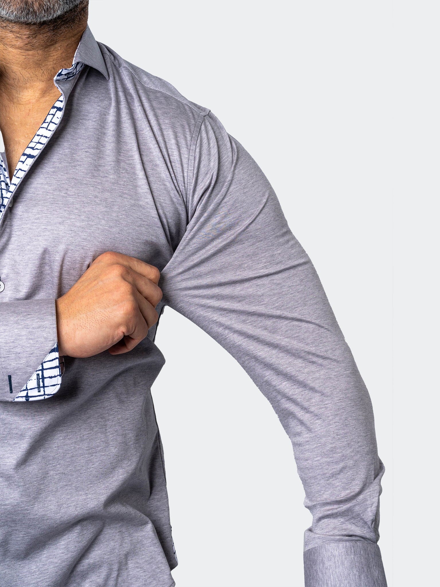 Eins StretchSolidMelange Grey