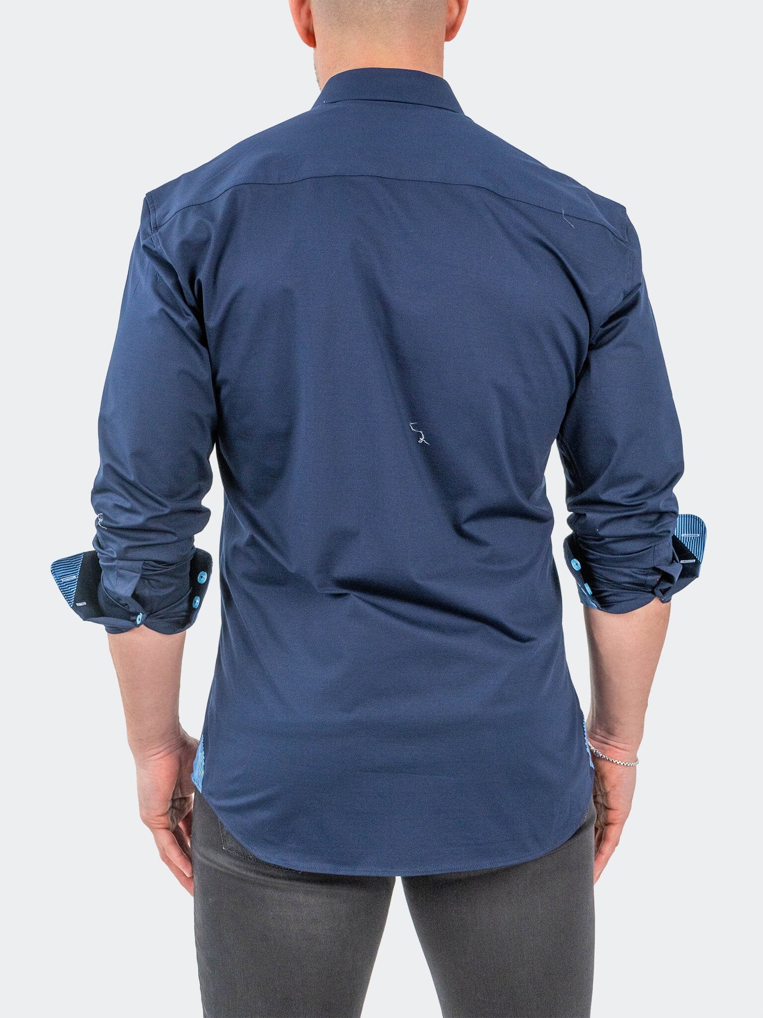 Eins StretchOptical Navy Shirt