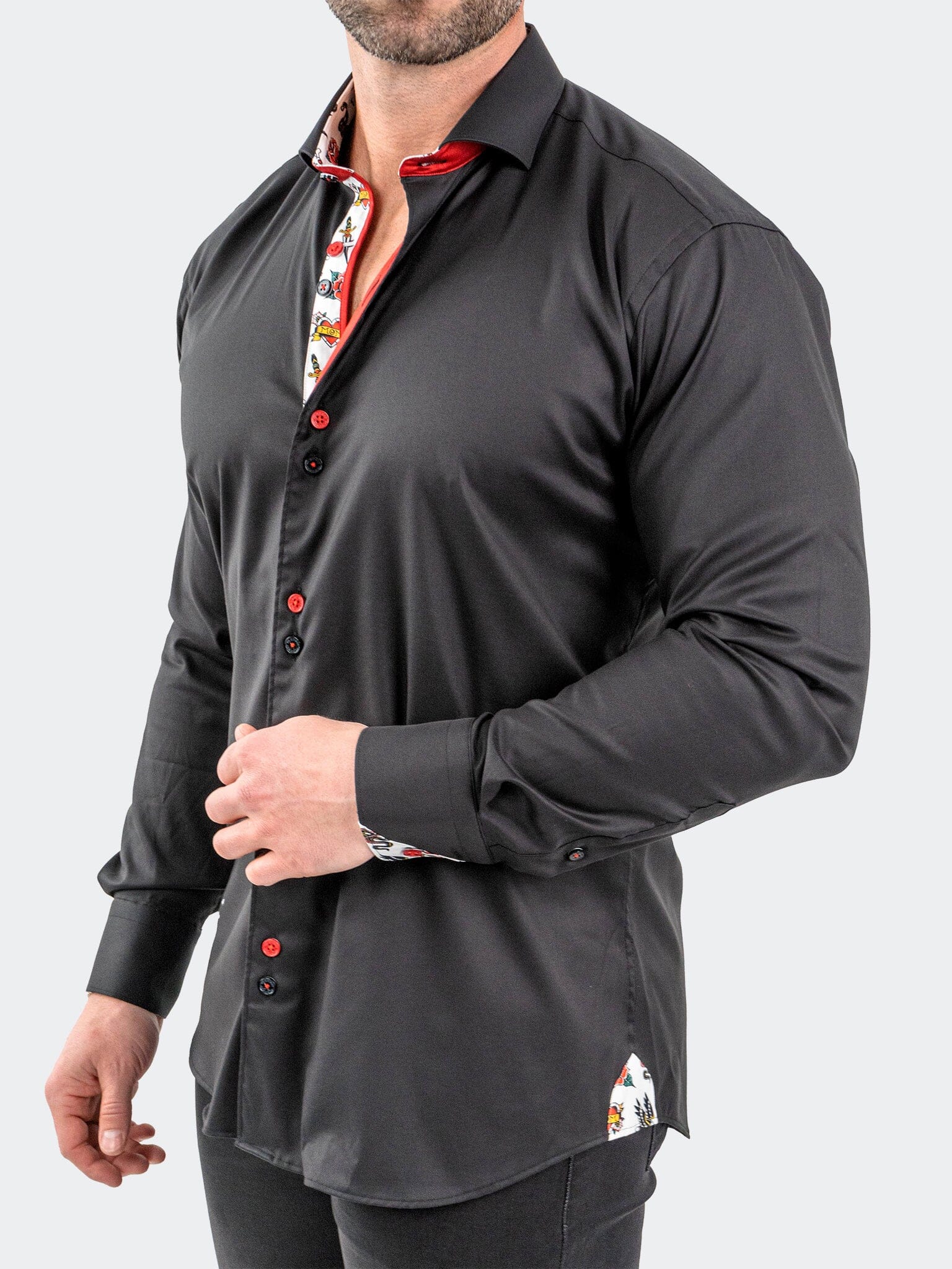 Eins StretchSolidRose Black