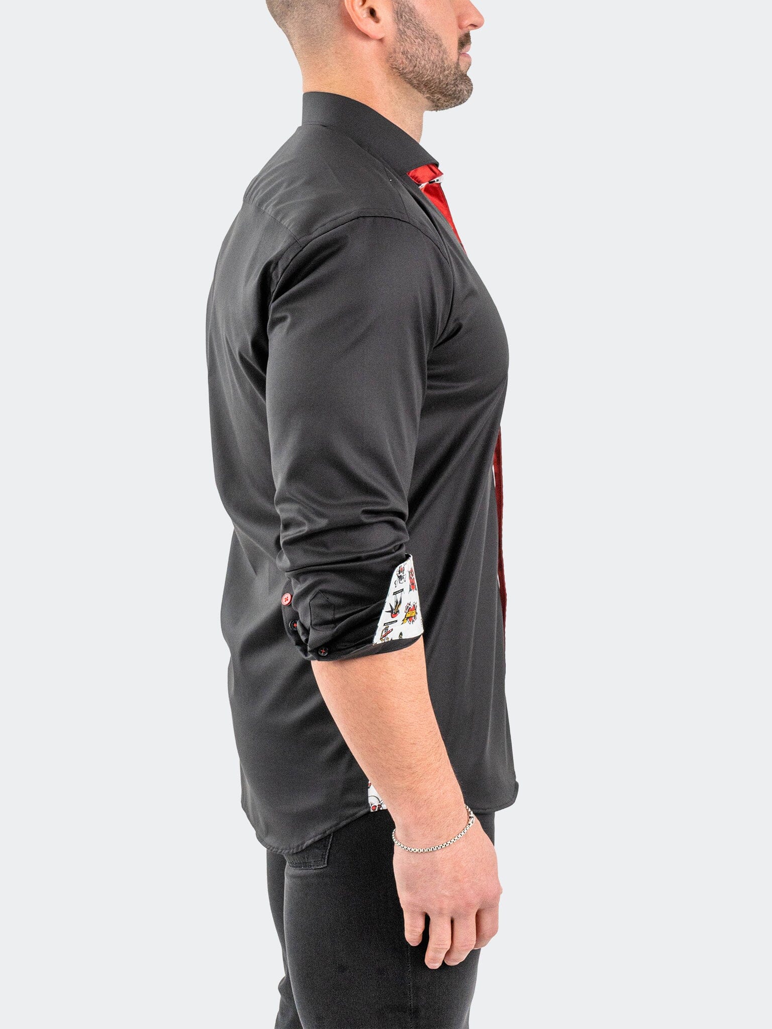 Eins StretchSolidRose Black