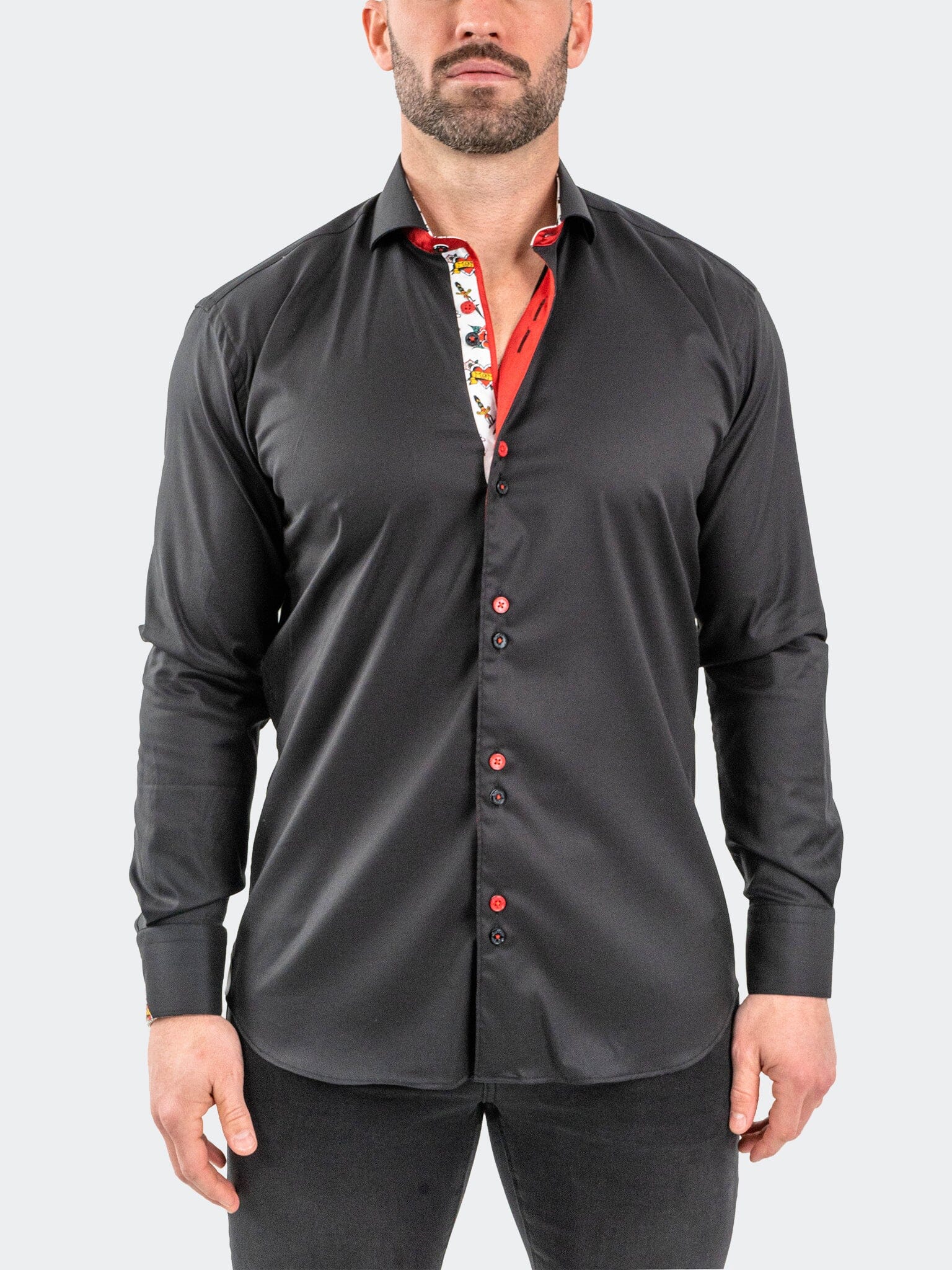 Eins StretchSolidRose Black