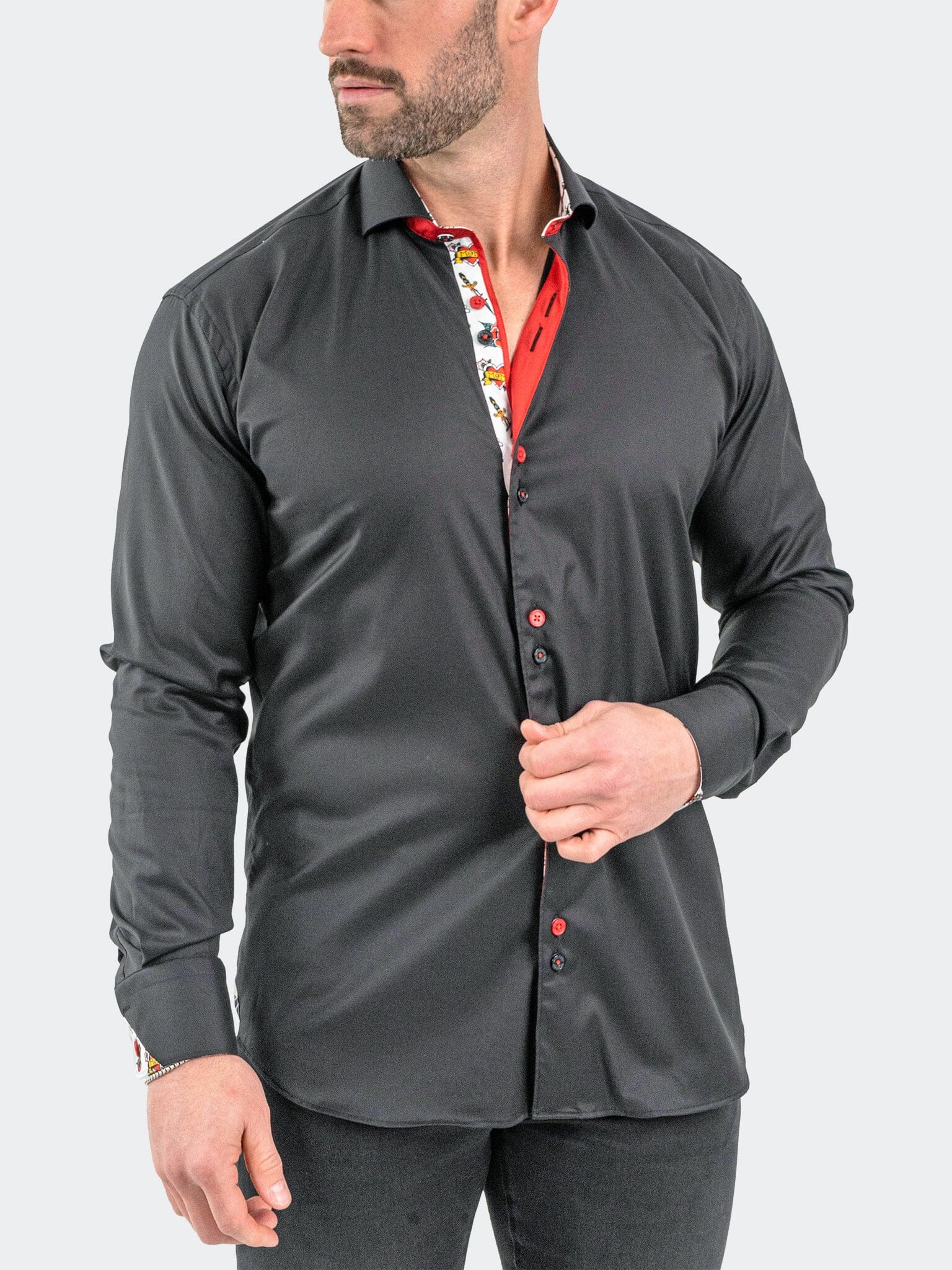 Eins StretchSolidRose Black