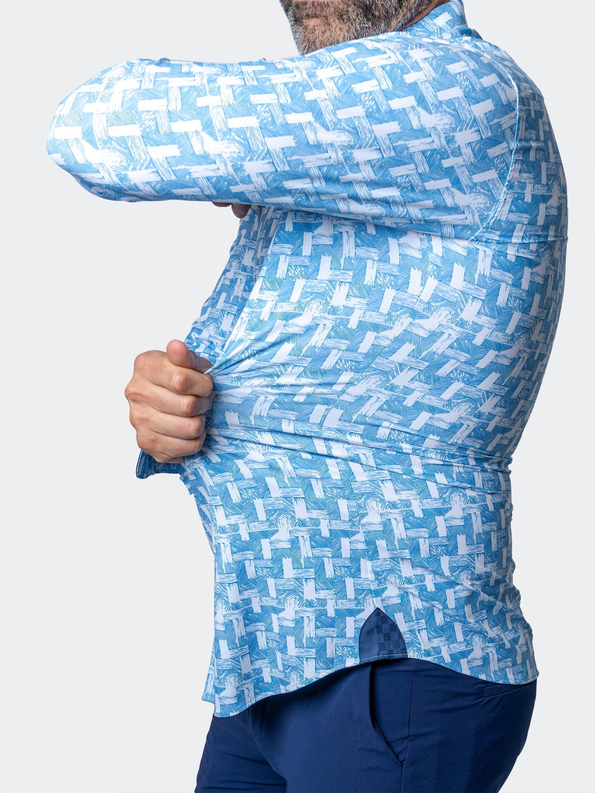 Eins StretchWoodWaves Blue