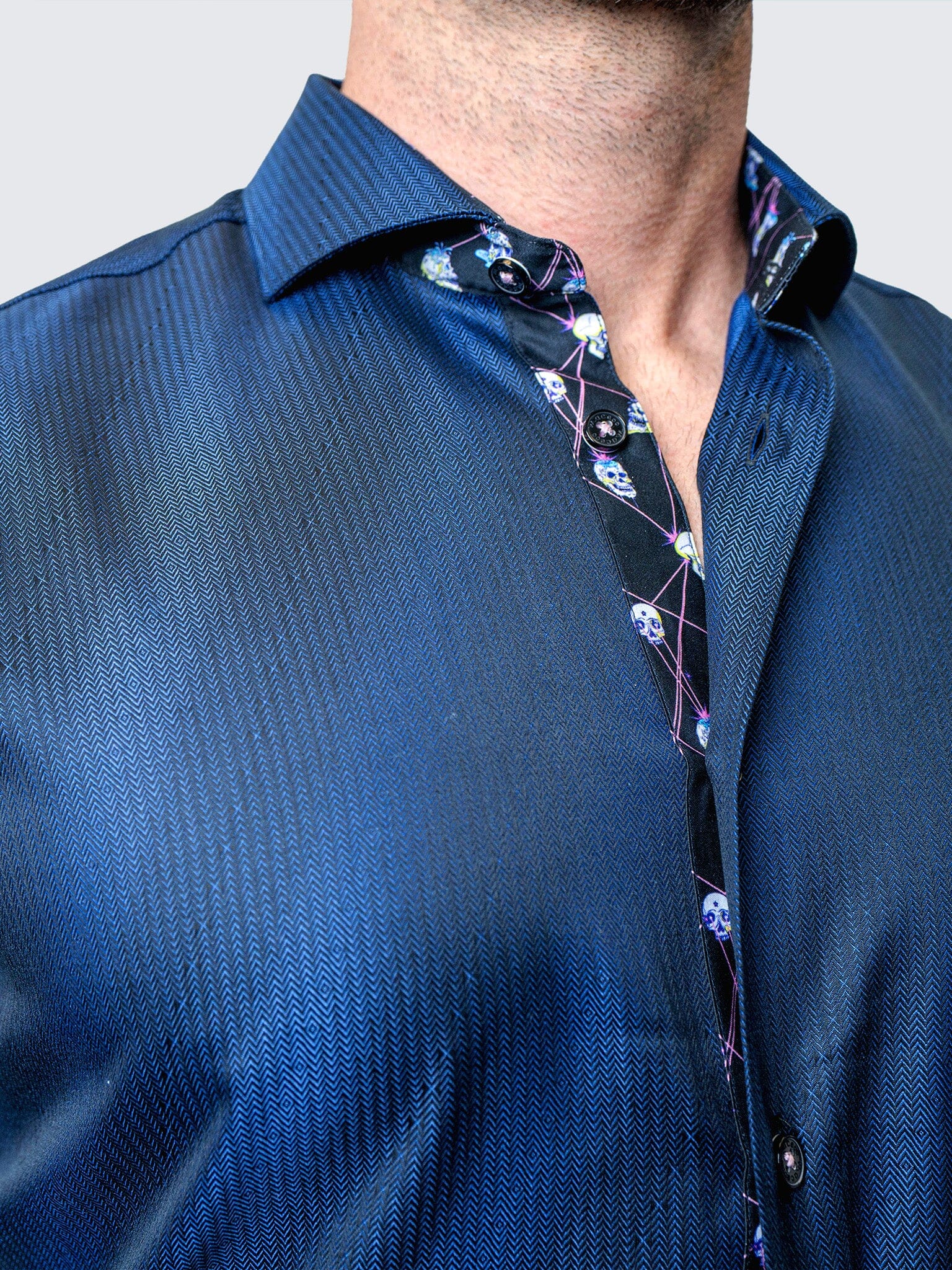Eins Stripe Blue Shirt
