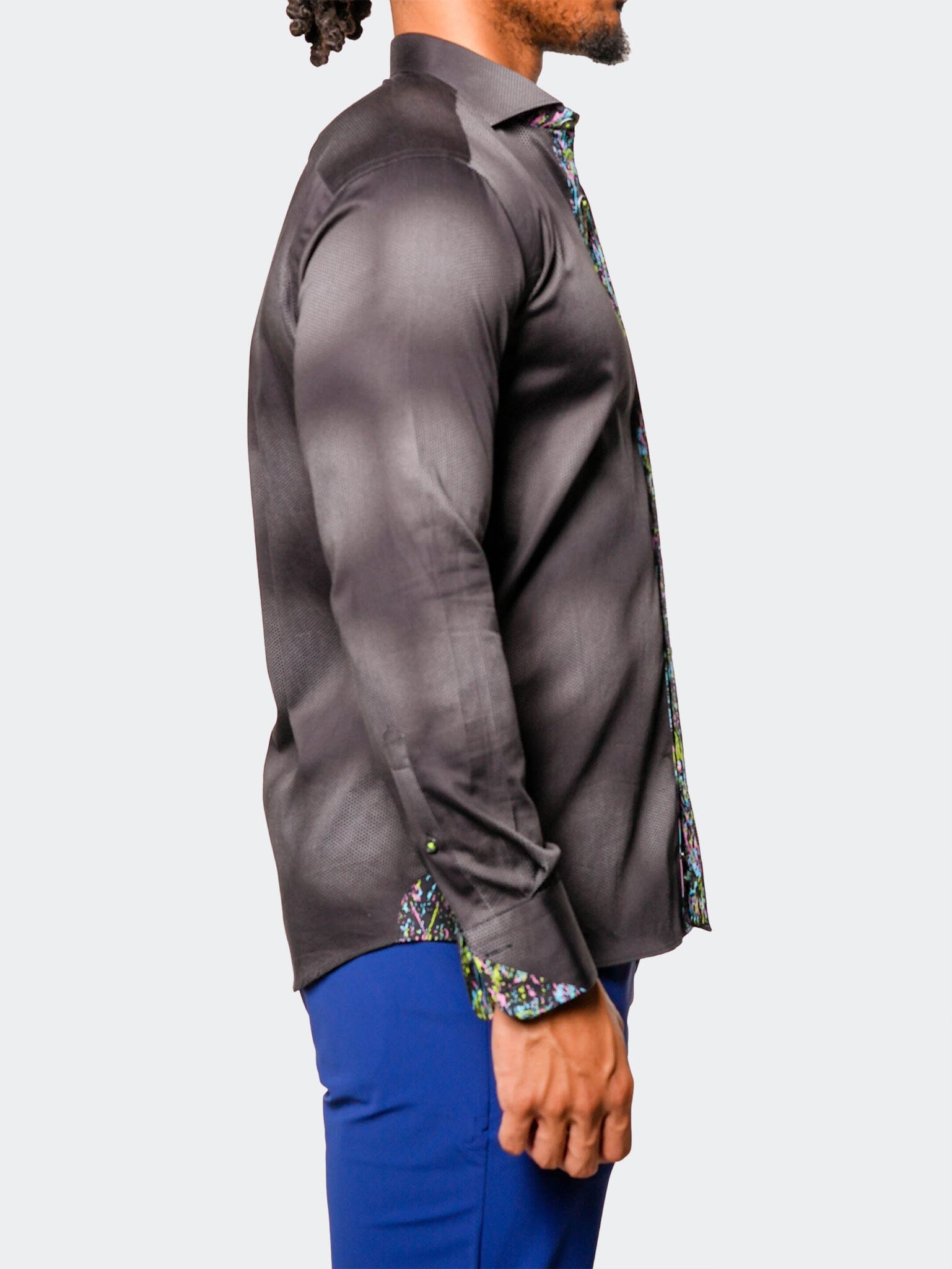 Eins TulleEffect Black Shirt