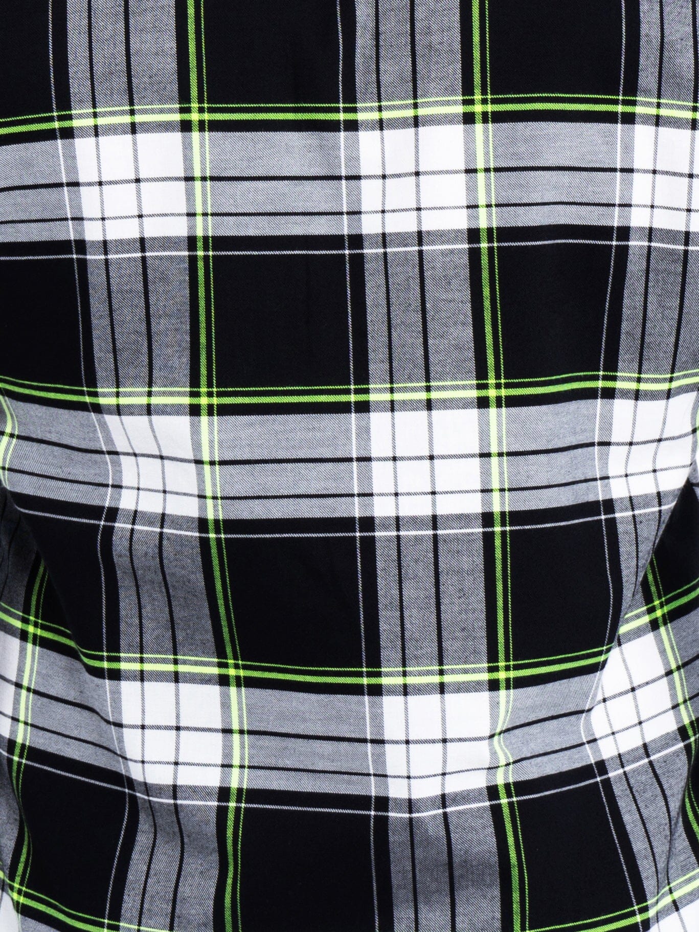 Eins PlaidNeon Black