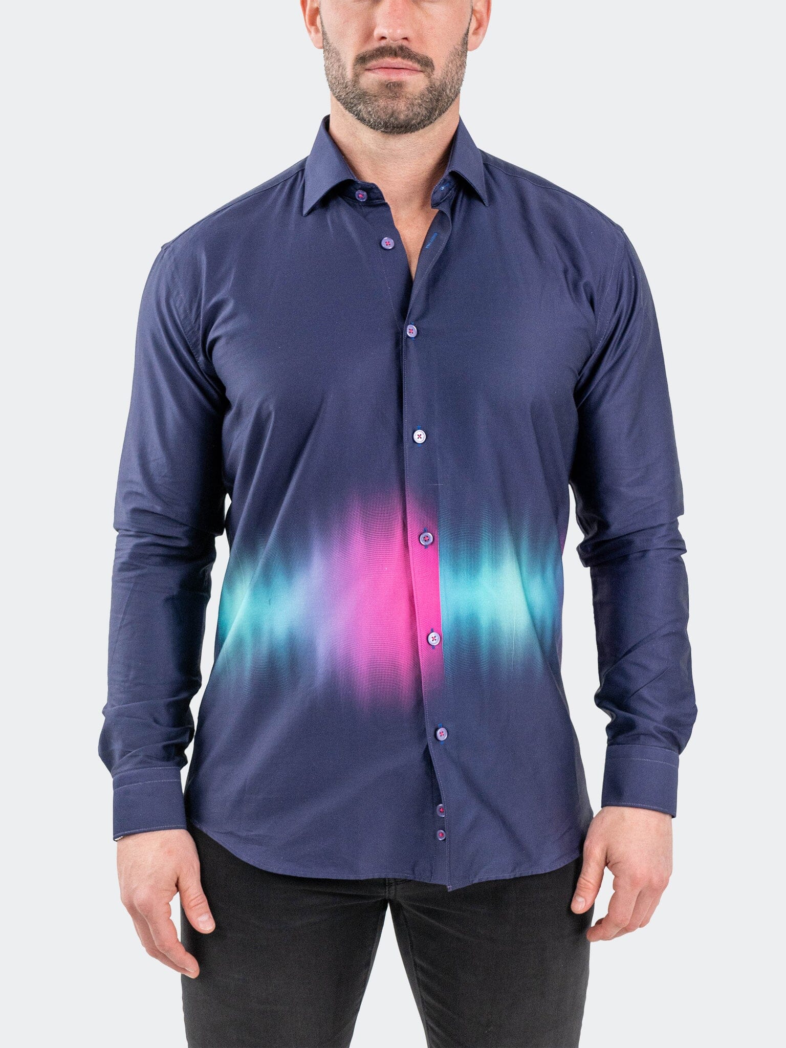 Fibonacci Aurora Purple Shirt