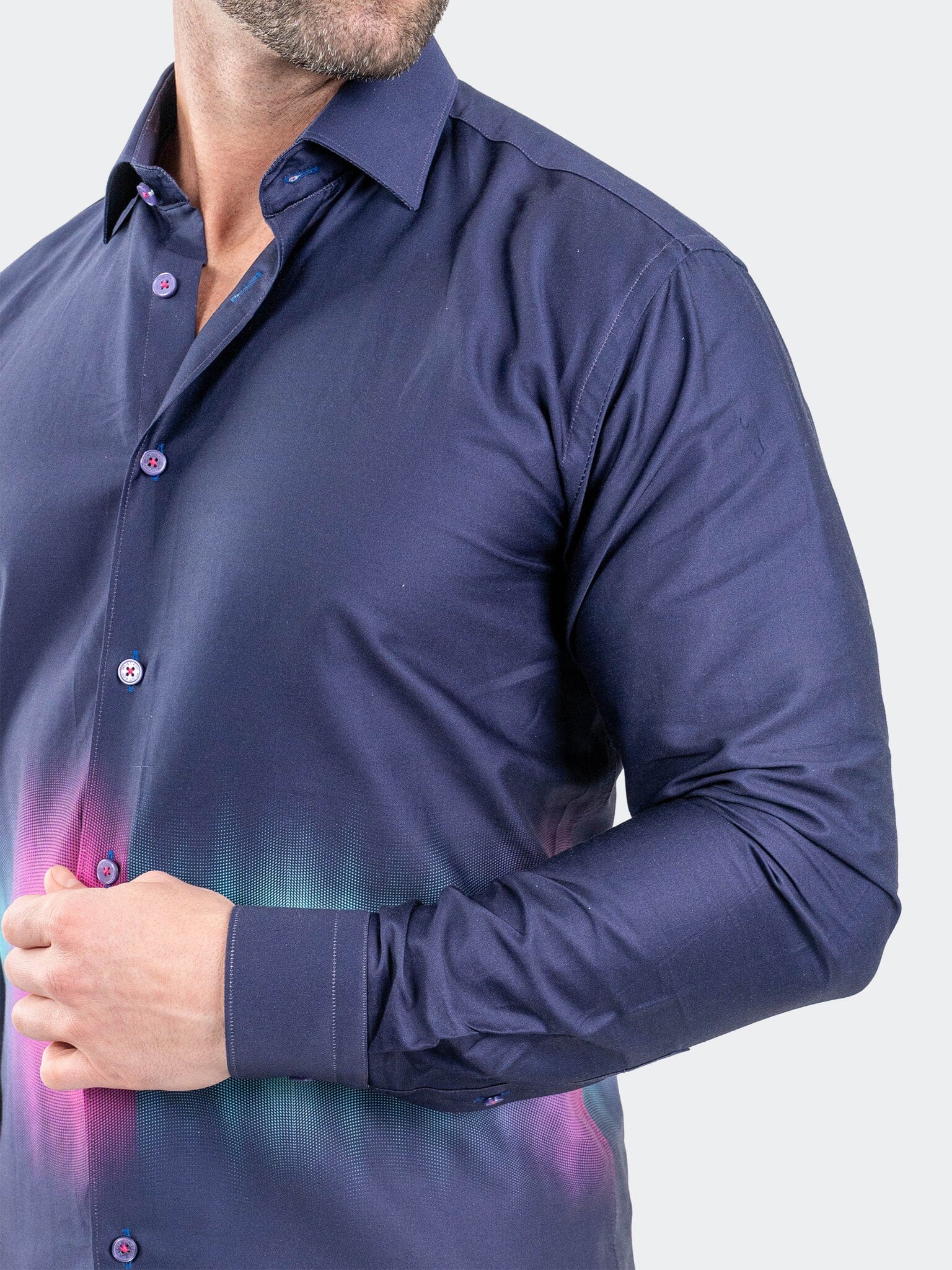 Fibonacci Aurora Purple Shirt