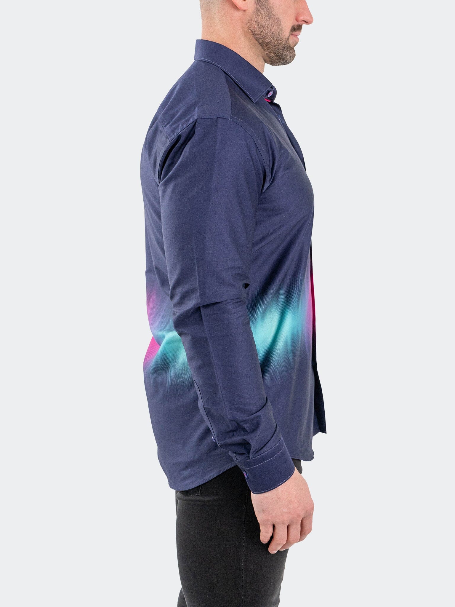 Fibonacci Aurora Purple Shirt