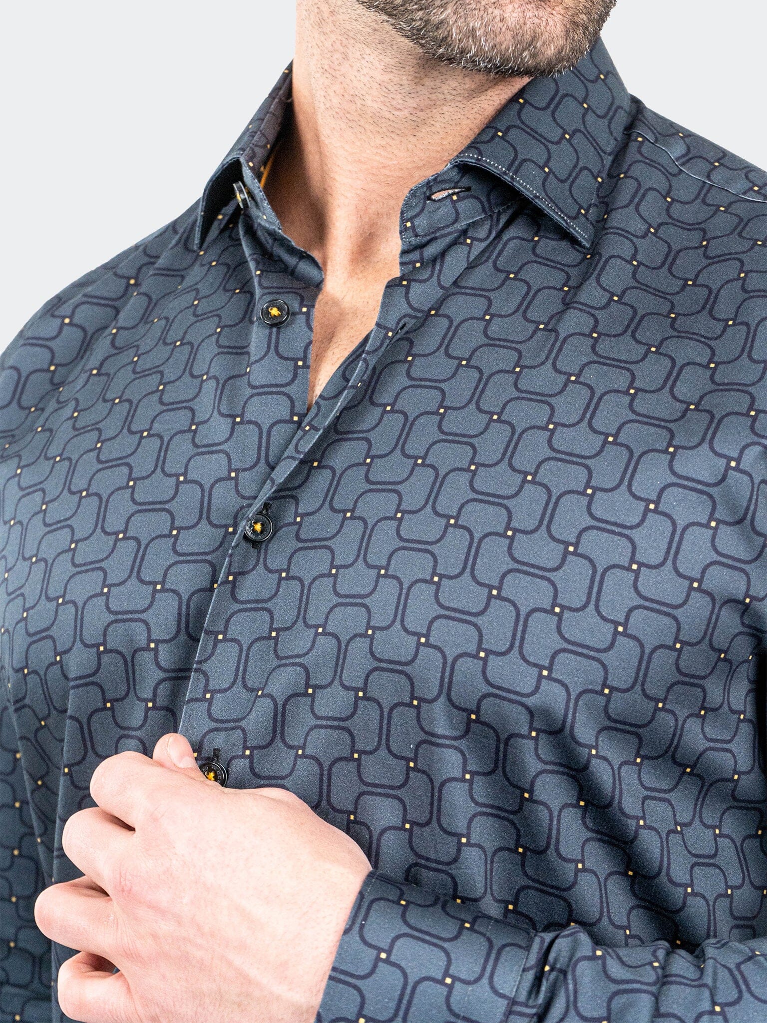 Battleship Grey Dress Shirt