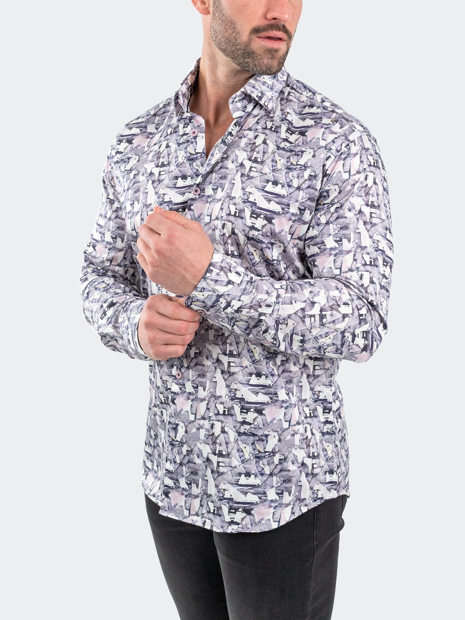 Fibonacci Birch White Shirt