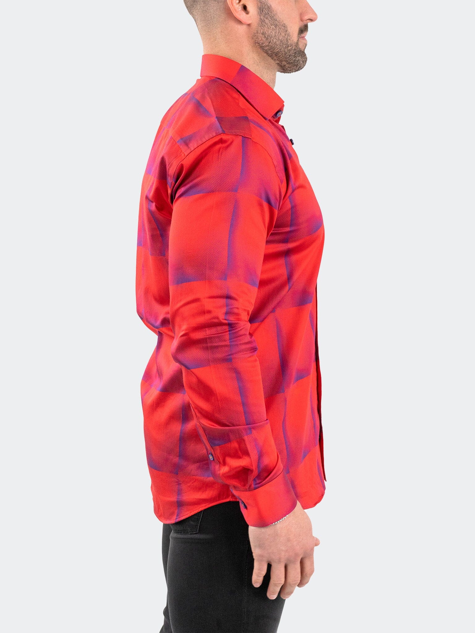Fibonacci BlueTiles Red Shirt