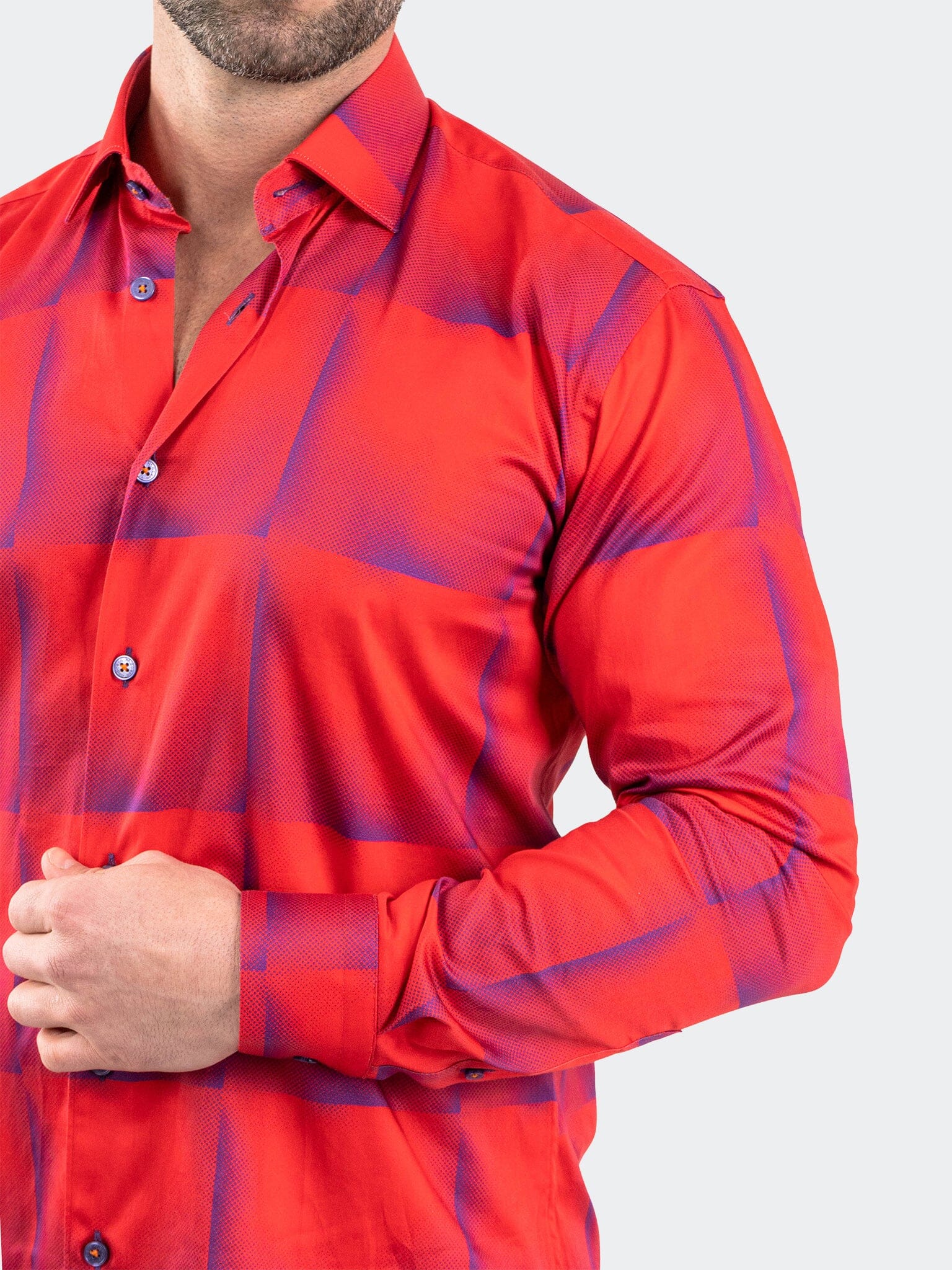 Fibonacci BlueTiles Red Shirt