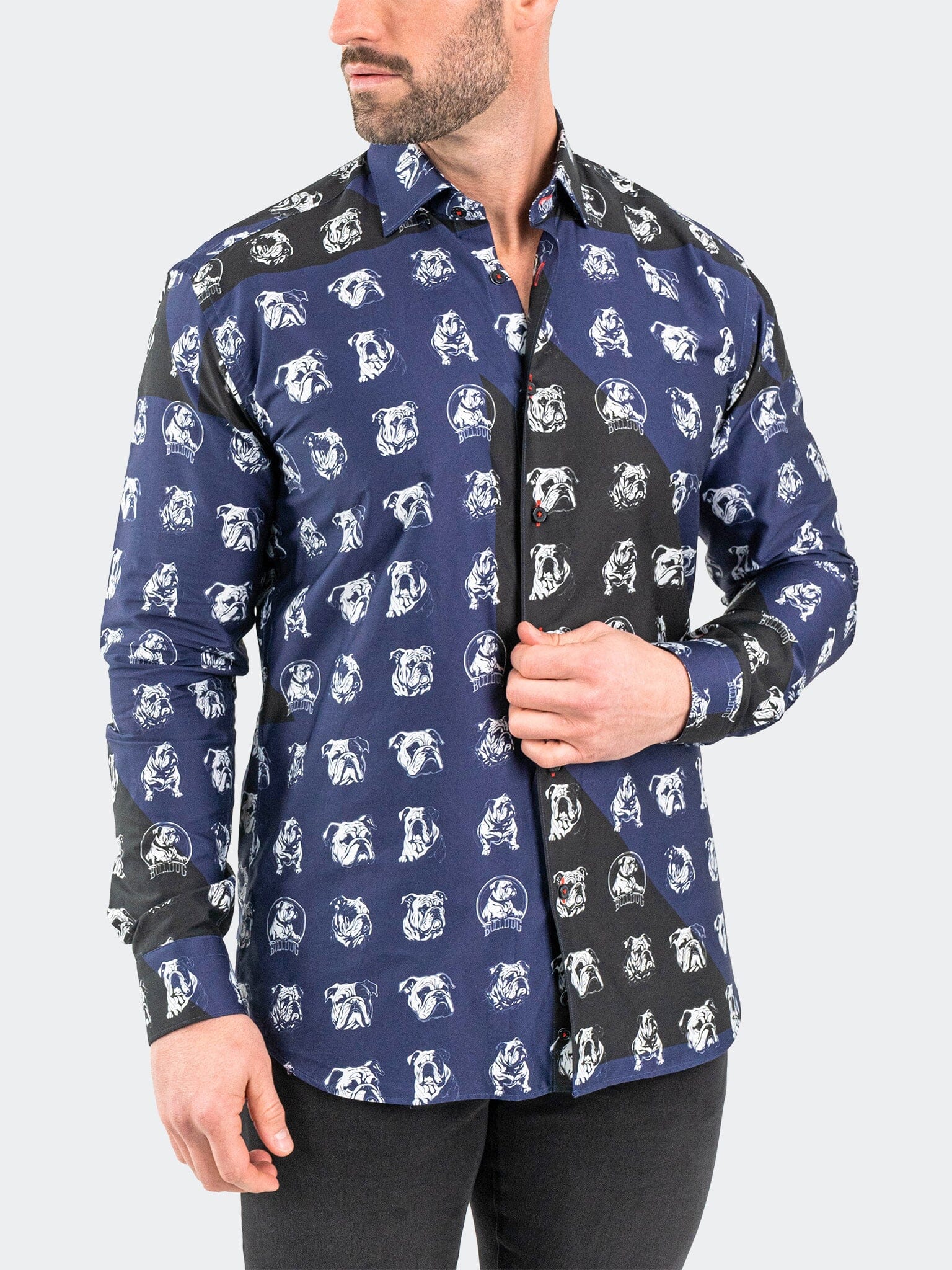 Fibonacci BullDog Navy Shirt
