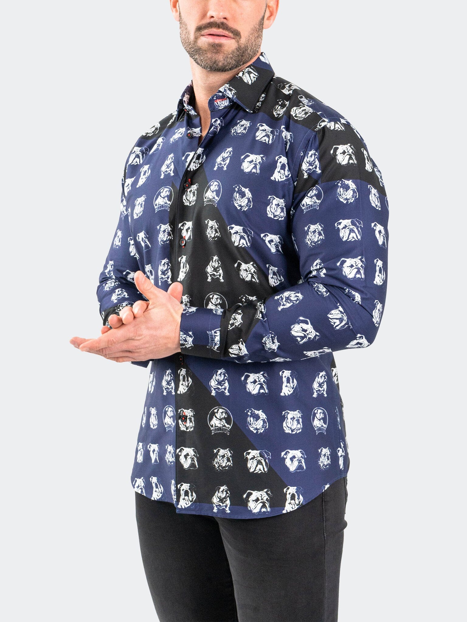 Fibonacci BullDog Navy Shirt