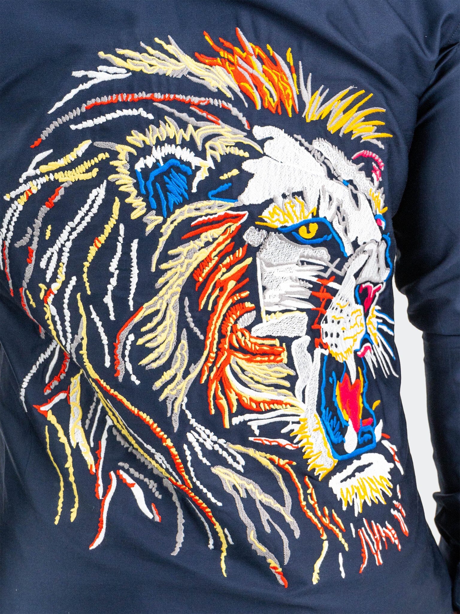 Fibonacci EmbroLion Navy Shirt
