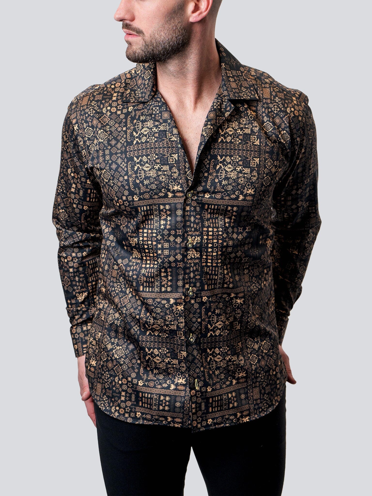 Fibonacci Gold Crown BLK