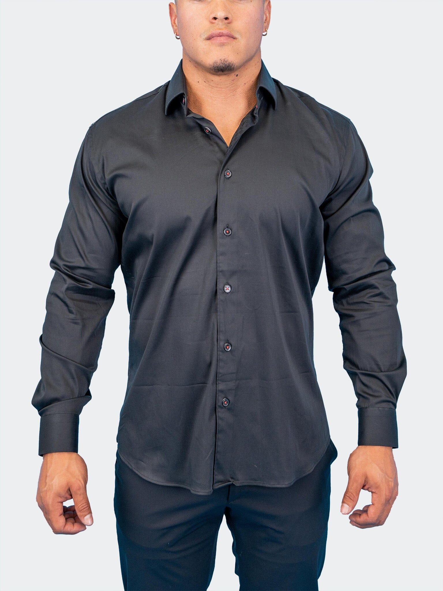 JacqCuff Black Dress Shirt