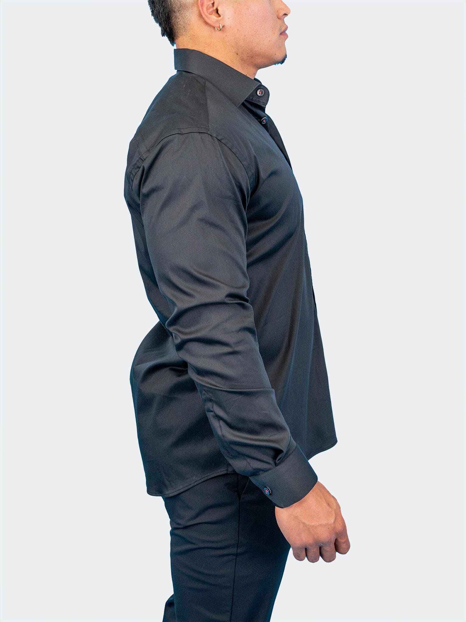 JacqCuff Black Dress Shirt