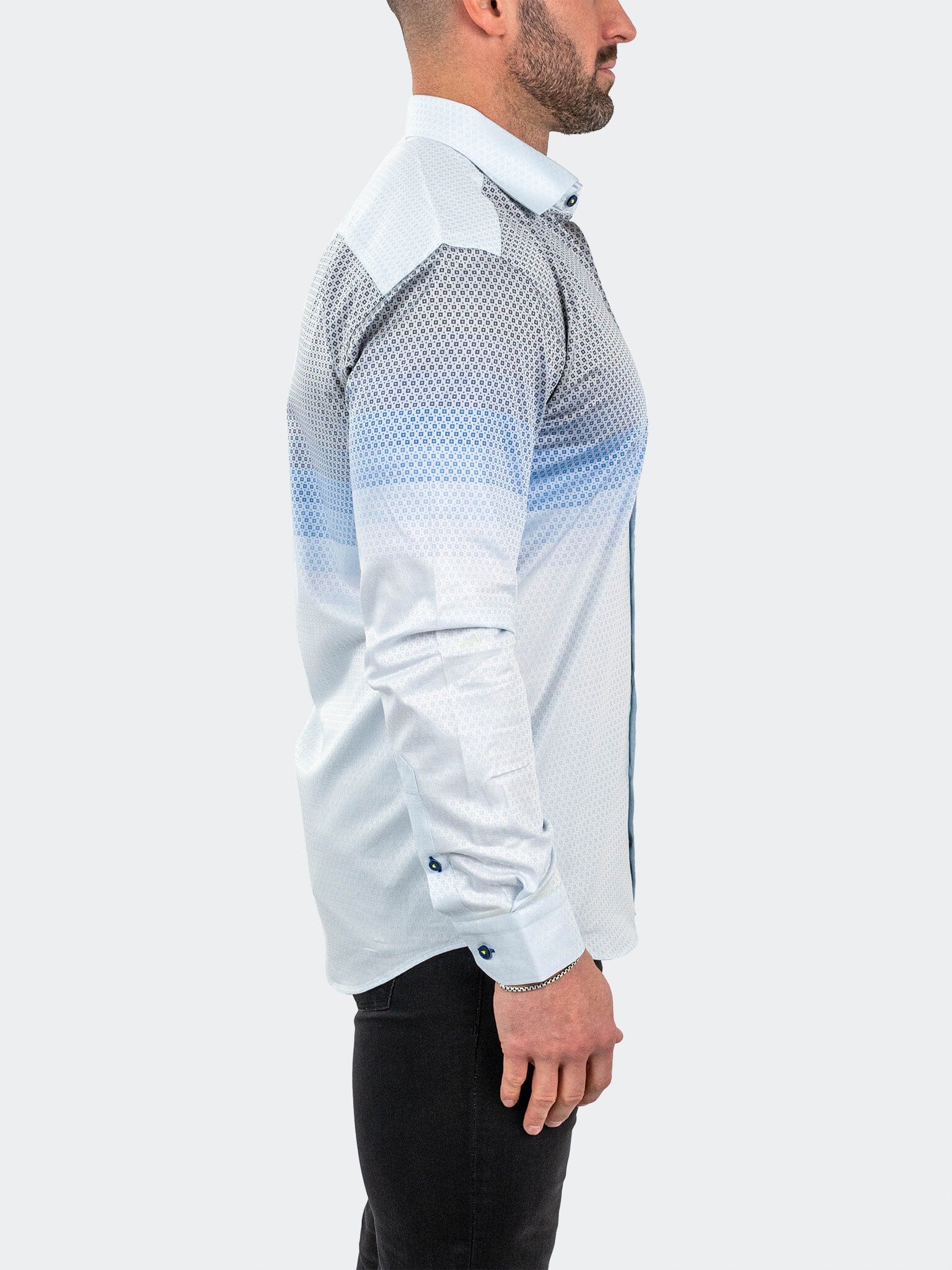 Fibonacci JacqDegrade Blue Shirt