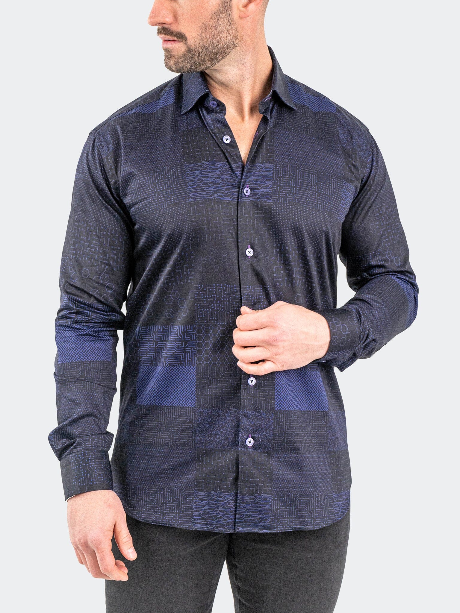 Fibonacci Metaversee Black Shirt