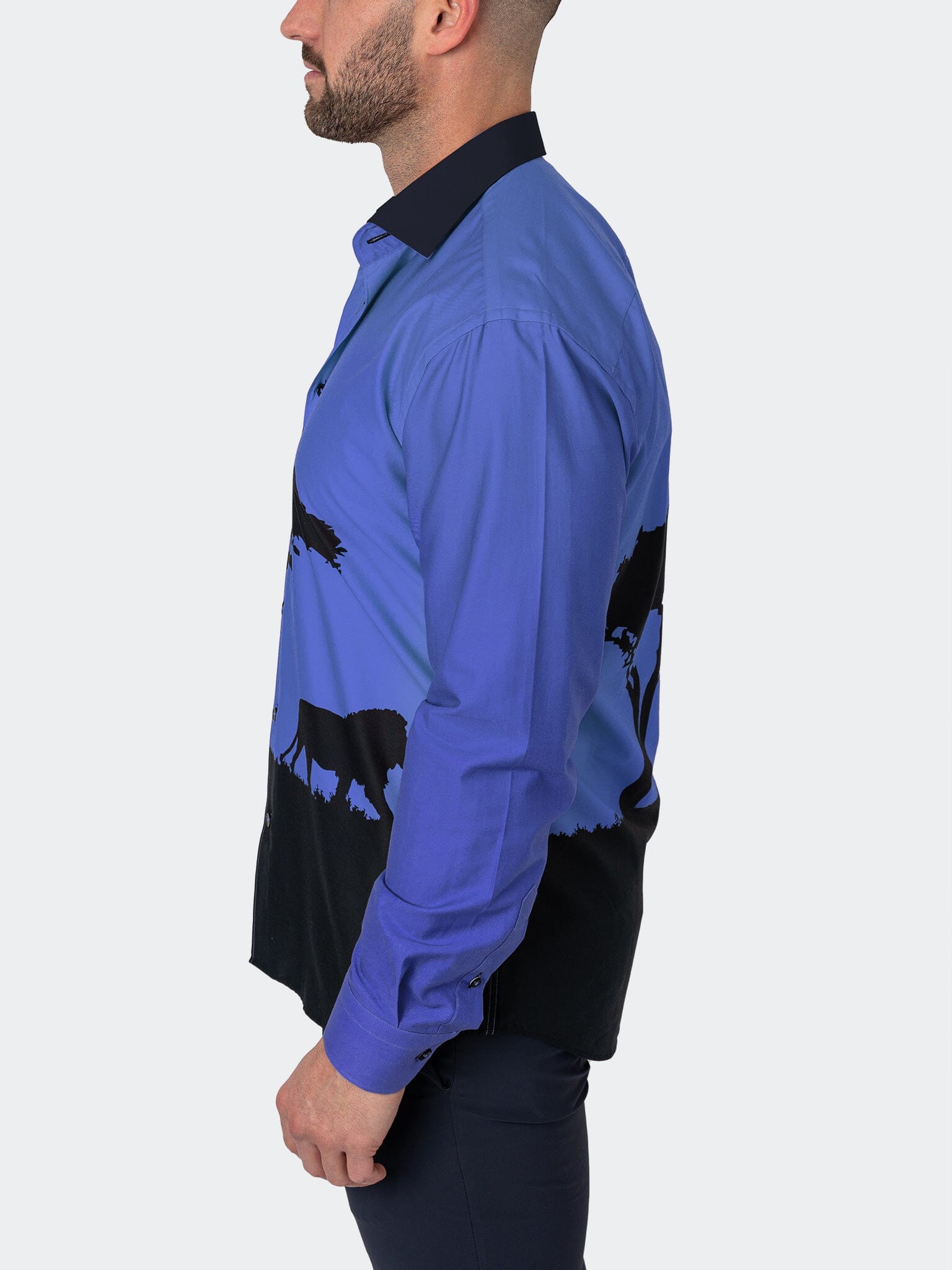 Fibonacci Mufasa Blue Shirt